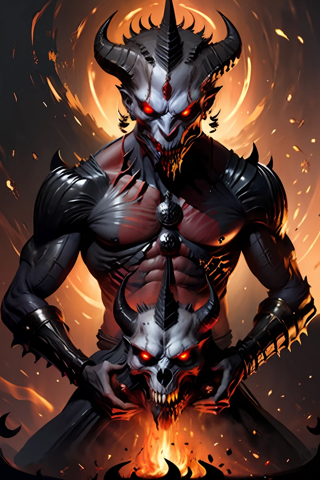 Le diable dans le royaume de l'enfer