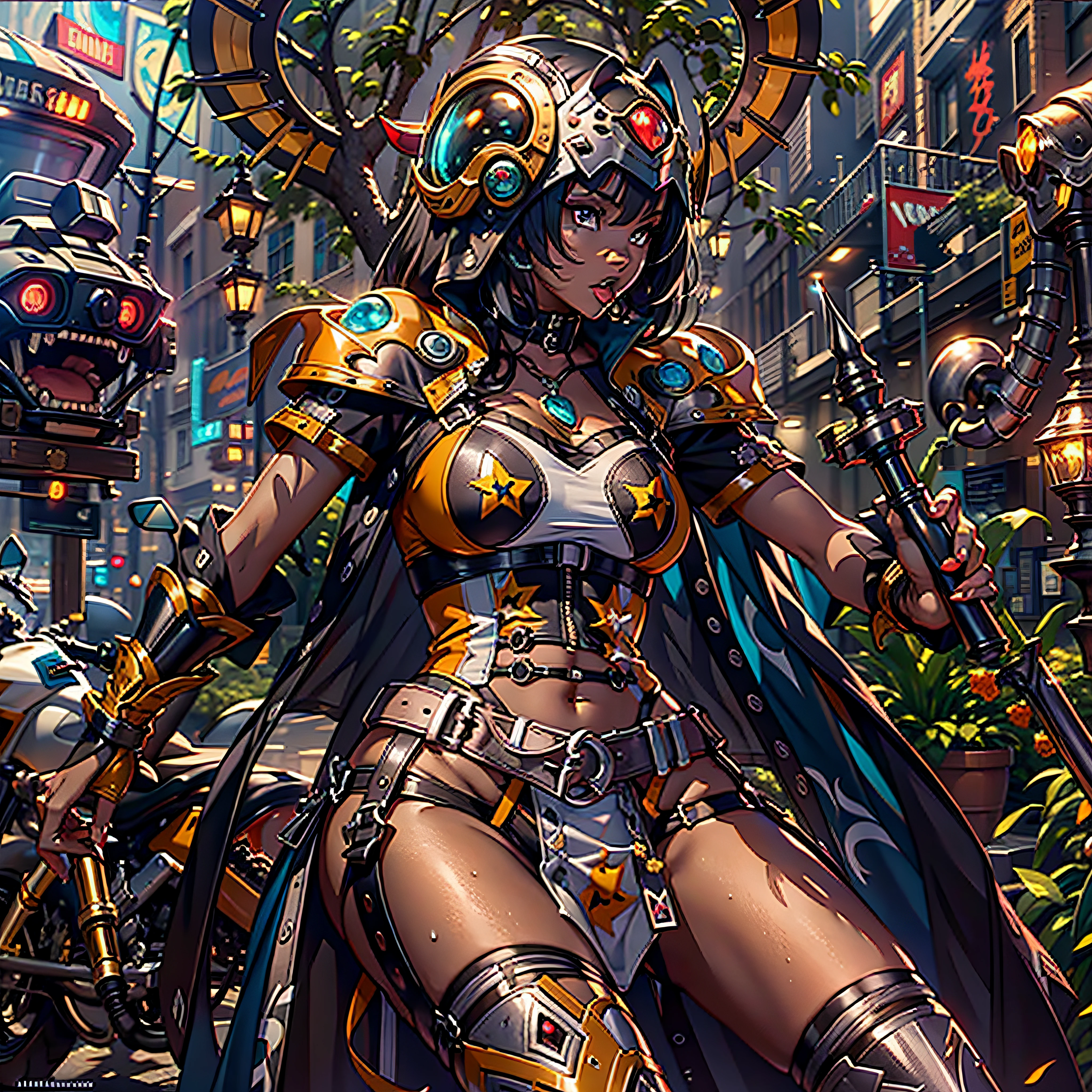Masterpiece street beholder outdoor:2 urban road Suncraft Goddess Artificier hammer forge hearth sundrop Scene "WarHammer" anvil "Armada" contre-jours moto "Heavy Metal" Devastating Will-o'-the-wisp luminescence war battle mature female "luis Royo" dazzling ride bike Cosplay riders richesse Amiral decorated "Nicki Minaj" Commander "Tina Turner" jukebox "beyonce" Pilots jacket cow-boy emblème Earth écusson key sunLight ultra pro-Photorealistic optimal quality opengl-shaders details précis reflex max resolution perfection graduates volumetric nettetés improved Octane_rendues UHD XT3 16K 32K DSLR HDR UnrealEngine5 ombres deep path analogiques 3dcg hairstyle short bangs extatiques symmetrical body athletic skin tanmed epic face cheekbones effects embarrassed glushes eye-liner saphirs saturate beaux dark eyes black pupils brown iris lazulis turquoise open mouth teeth (tongue droplet water drop of water) obvious smiles choke Floating Jacket Eccentric Cape Levitating Shoulders-Off Shirt Lace Clavicles White Papillotes embroidered leathers breasts sideboob satin livid yellow orange corsait thick felt skirts matching bristles ample swinging spinels navel revealing waist heart belt-chastity padlock Gold silver agate pubis scarlet pubis-hairy indigo bristles protrusions silk Snap-lock garters thighs legs stainless steel boots gothic decorated onyx rubis summons floraison invoques magic incandescentes creatures CGSCOSITY Cristallines Wings (EOS R6 135mm 1/1250s f/2.8 ISO400) Mécanisés Canon-ion flash blow glow dramatic opale weapon straight outfits armor heavy chrome metallic flat rune lava bands population antenne Tourmaline glyphes navy plasma brasses cuivres fullbodye "cyberpunk" motocycle background Equirectangular 360 monster Fire Blast Flame Engravings Chef-D&#39 tattoo (par Michelangelo) Bruce Weber girls nsfw varied etc.