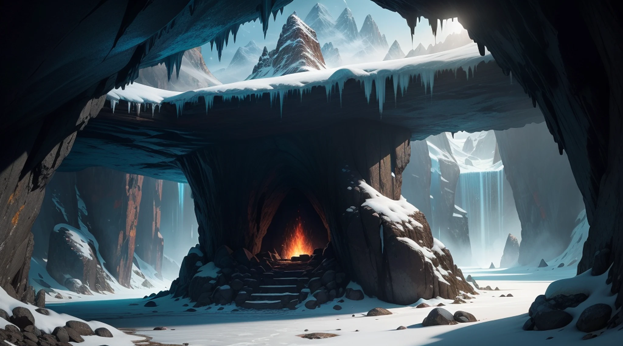 Mountaintop cave,Ancient Chinese,mtu,Strong muscles,Life is about 30,000 years ago,Icy ice ages