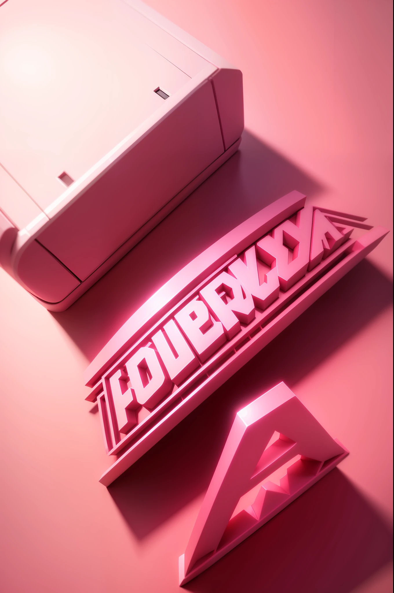 A logo in pink colors with the letters 'Superfamily' in 3D style for gaming