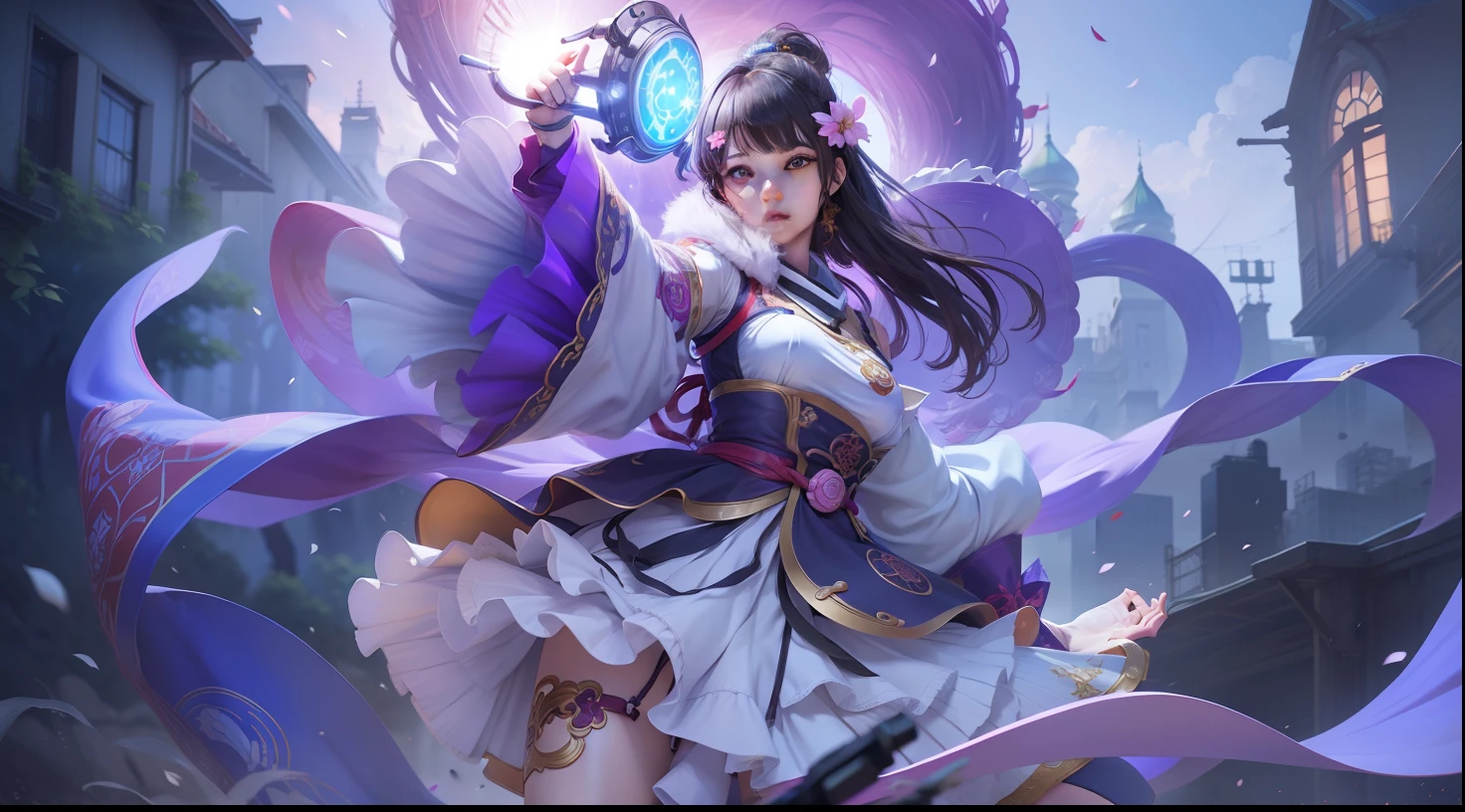 1 girl, Kagura, cute, realistic, ultra detail