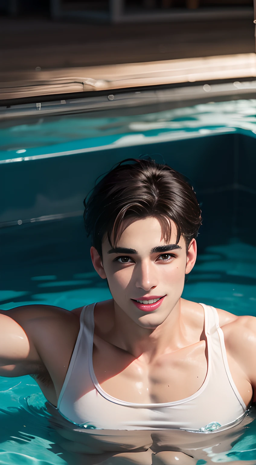 Pietro Boselli, mischievous smile,