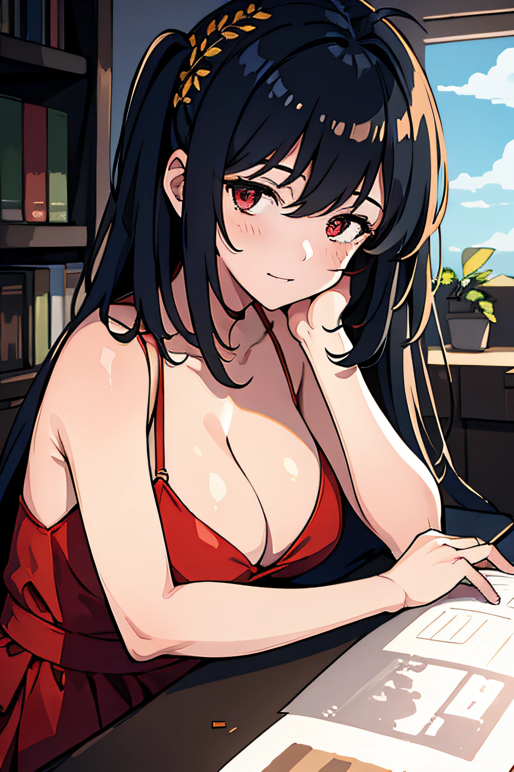 (((Best quality))), ((Ultra-detailed)), ((illustration)), ((Disheveled hair)), ((frilld)), (1 girl), (Solo),