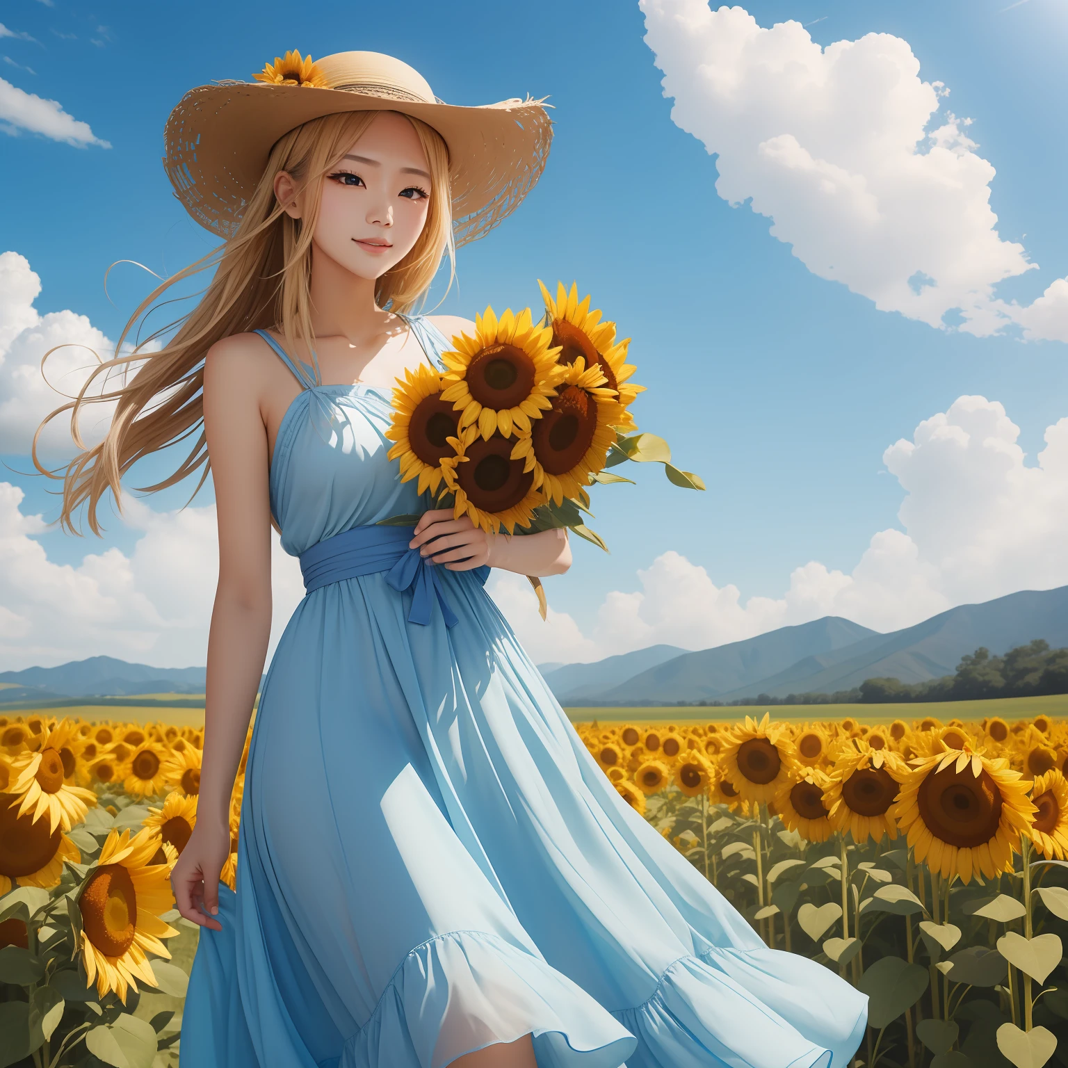 （​masterpiece）8K分辨率、top-quality、blue-sky