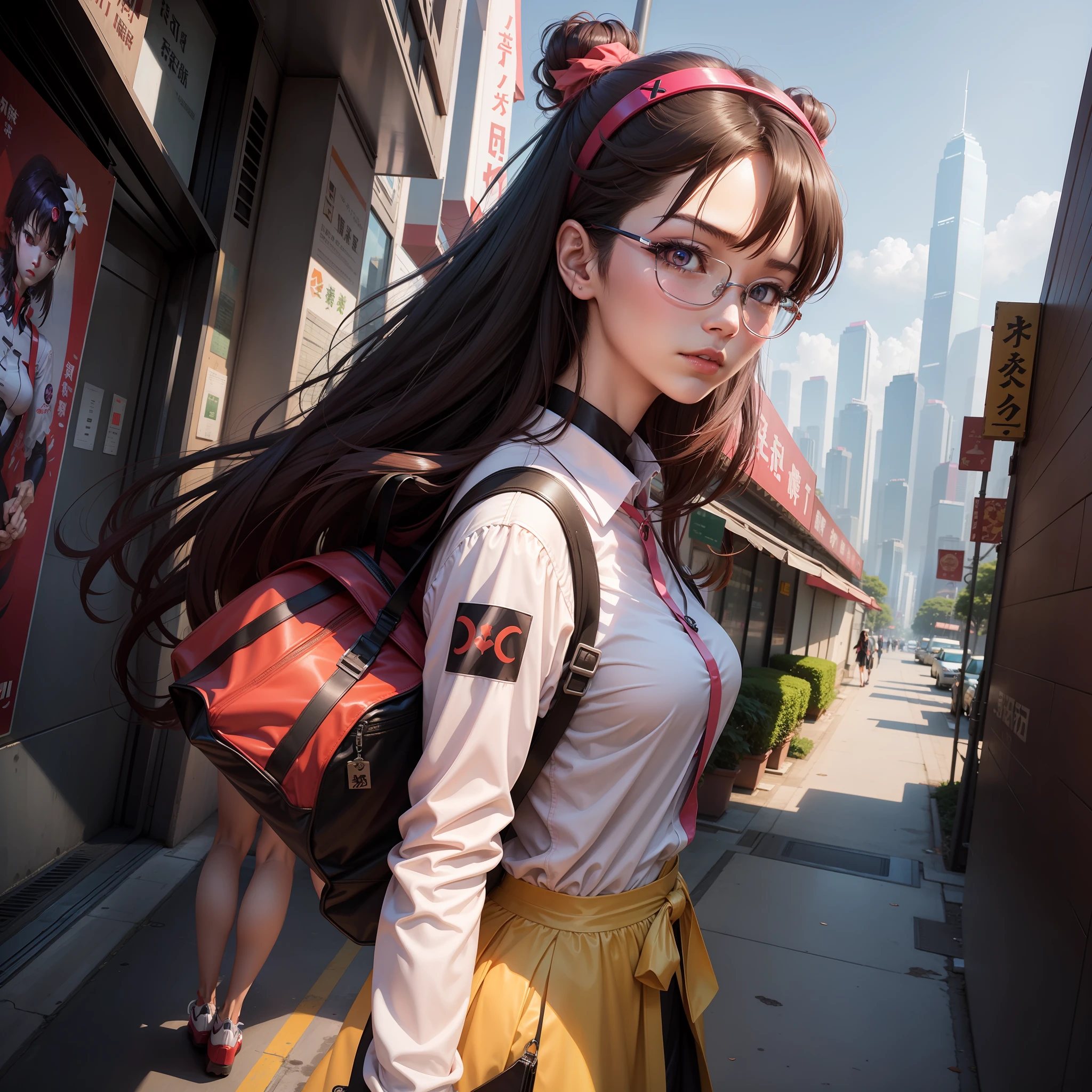 Evangelion heroines,Excursions in Hong Kong