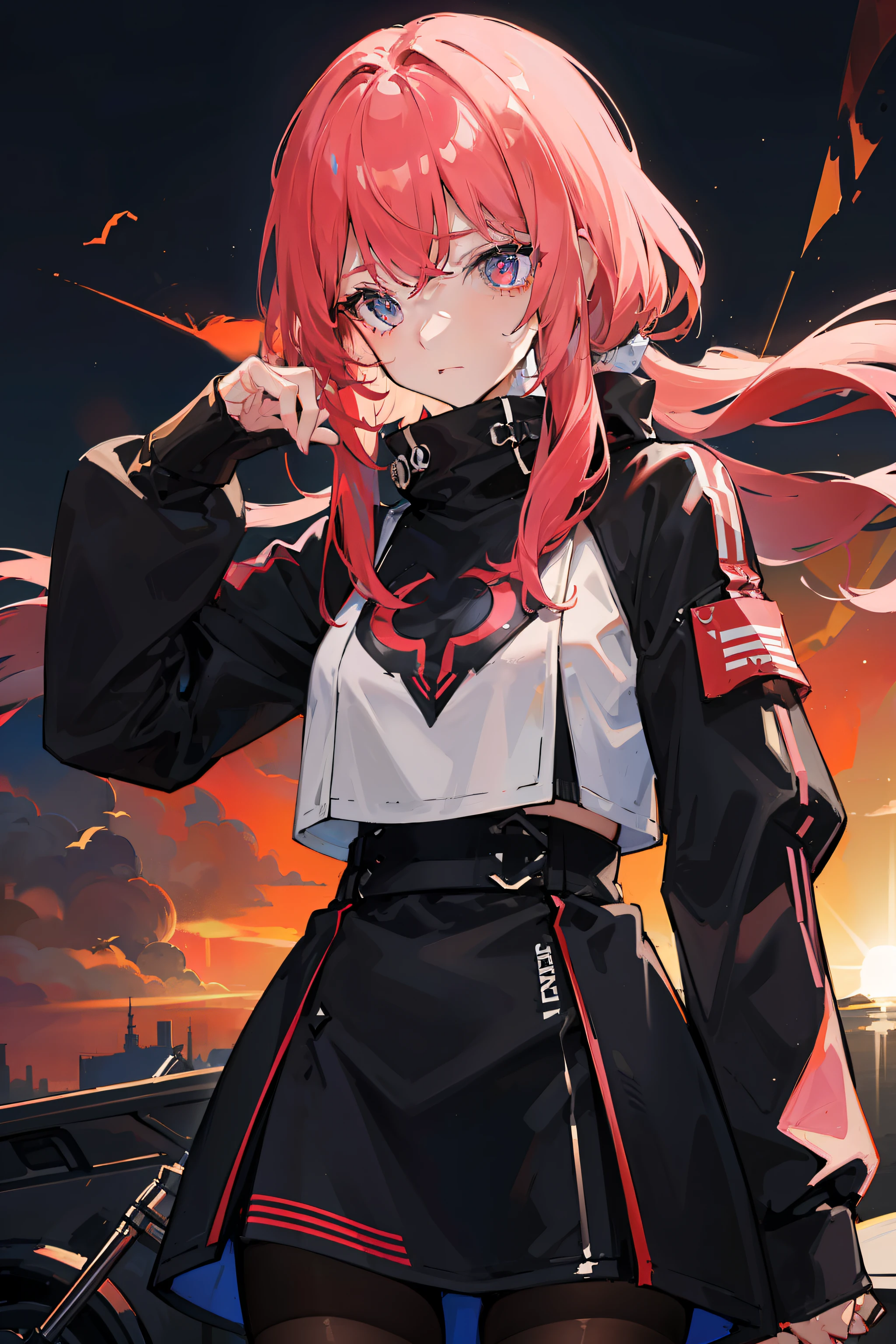 (nvinkpunk: 1.2) (snthwve style: 0.8) Corvette, light wave, sunset, complex and elaborate design