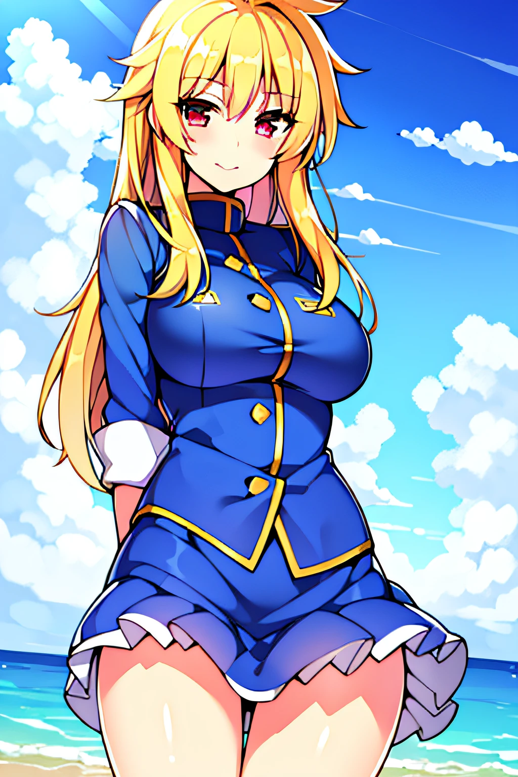 (((Best quality))), ((Ultra-detailed)), ((illustration)), ((Disheveled hair)), ((frilld)), (1 girl), (Solo),1 girl
blue_sky,
Cloud,
Cloudy_sky,
dated,
day,
Outdoors,
sky,
Solo,
Twitter_user name,
Rating:safe,