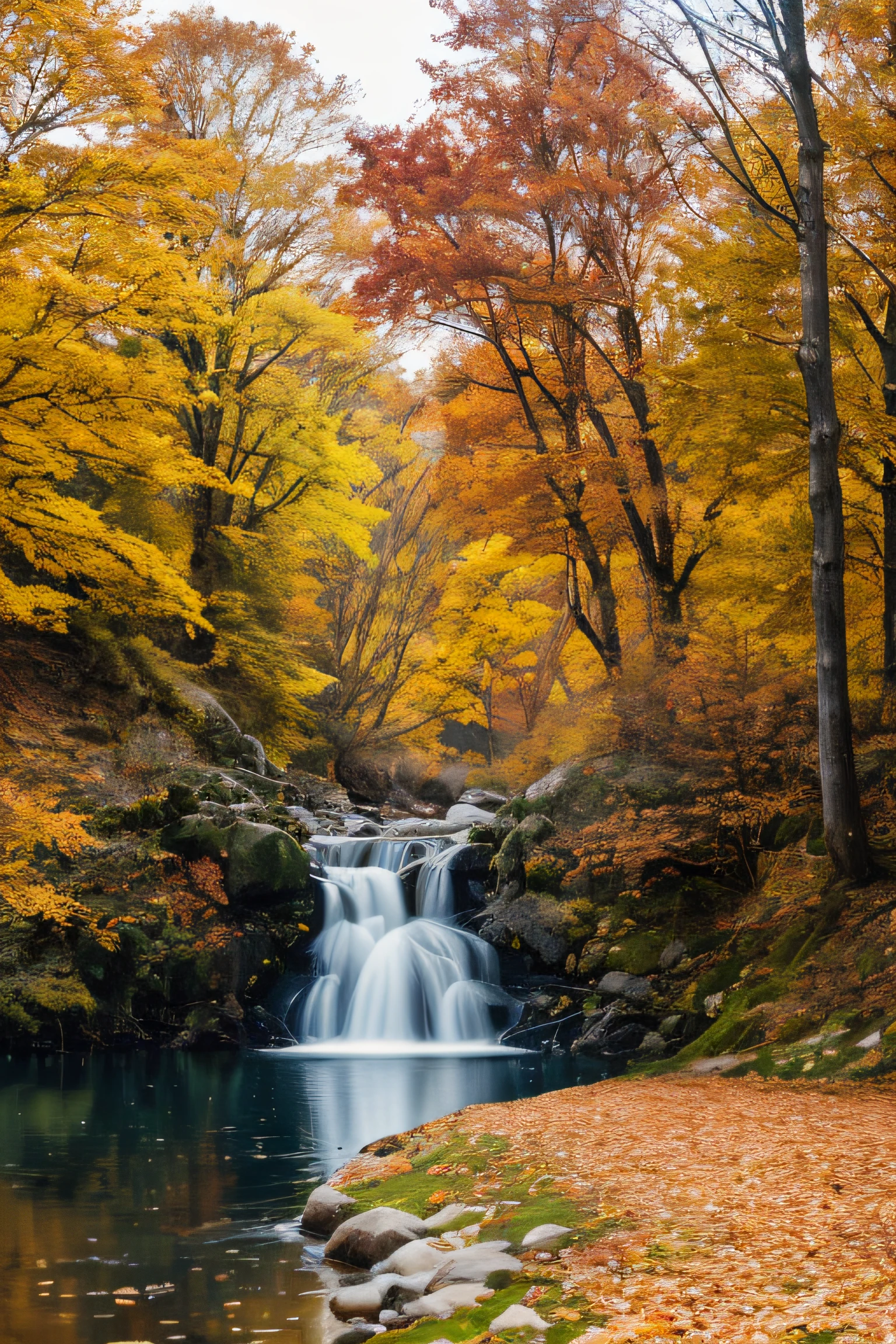 RAW photo of autumn landscape,small detailed,realisticlying,Ultra-realistic photos,8K UHD,Digital SLR,softlighting,high high quality,filmgrain,Fujifilm XT3,(tmasterpiece)