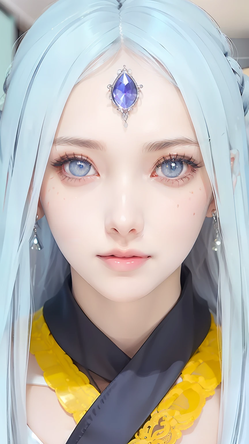 Nikon Z 85mm, ((best quality)) ((masterpiece)), intricate details, sharp focus, professional, photorealistic, real life, ultra realistic, photorealism,SILHOUETTE light,finely detail,best quality,extremely detailed CG unity 8k wallpaper,perfect artwork,upper body, shiny hair, glowing eyes, lustrous skin, realistic, perfect female figure, narrow waist, looking at viewer,lace,seductive posture, sexy pose, an extremely delicate and beautiful,best quality, beautiful detailed girl, beautiful detailed eyes,light on face,cinematic lighting,see-through,White pajamas, transparent material, revealing buttocks,a realistic representation of the face, (intricate details, makeup, (detailed beautiful delicate face, detailed beautiful delicate eyes, a face of perfect proportion, high detailed skin, detailed skin, best ratio four finger and one thumb, arms under breast, medium large breasts, smooth midriff, skiny and thin,fashion, solo ,(young), face highlight, upper body, detailed face, white skin, silver hair, ponytail, braid hair,big eyes, silk robe, (hollow pattern, silk), earrings, slim body, luxury room, professional lighting, tear robe,1 girl,Coiling hair