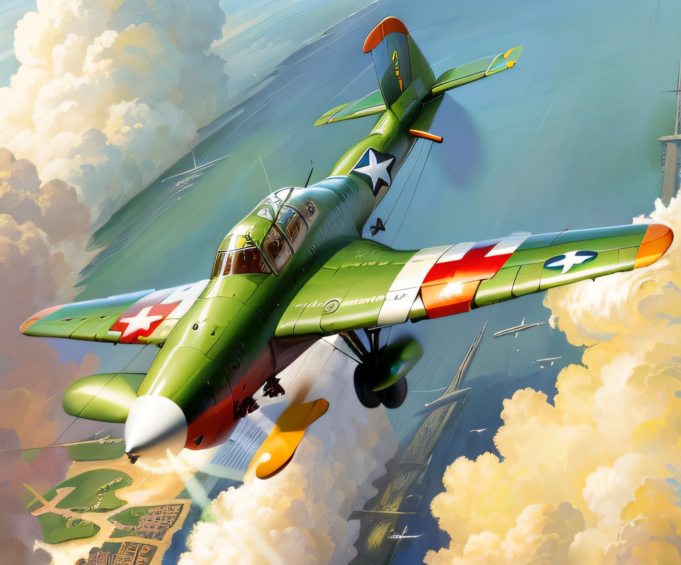 drawing of a plane with a propeller and a propeller on the wing, by Hans Fischer, by Hans Schwarz, by Hans von Bartels, by Juergen von Huendeberg, by Robert Zünd, by Henrik Weber, by Karl Pümpin, by Karl Völker, by Hans Werner Schmidt, by Oskar Lüthy