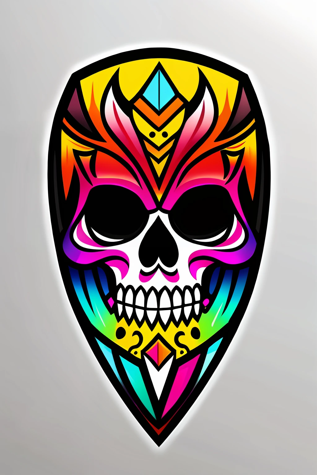 Cute illustration for tattoo logo