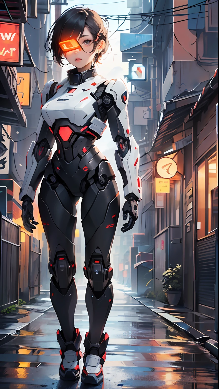 (((TV robot with mechanical arms and legs))),
(((tiny little robot))) with ((((TV head)))). He has (((shaped like a cube with mechanical arms and legs))),and a (((screen on his face))) that displays emoticons and coded messages,Strange head, black tv head,
(((Object_head,televison_head))),
(dynamic pose:1.0),solo focus,centered,scale to fit dimensions,Rule of thirds,
outdoors,((night view)),(cyberpunk night street Background: 1.5,dark sky,alleyway,lonely alley,thick clouds,detailed background:1.25),
(best quality),(high resolution),(sharp focus),(ultra detailed),(extremely detailed),(extremely high quality artwork),8k_wallpaper,(extremely detailed CG 8k),(very fine 8K CG),((hyper super ultra detailed perfect piece)),flawless,(((masterpiece))),illustration,vibrant colors,(intricate),High contrast,Selective lighting,Double exposure,HDR (High Dynamic Range),Post-processing,Background blur,