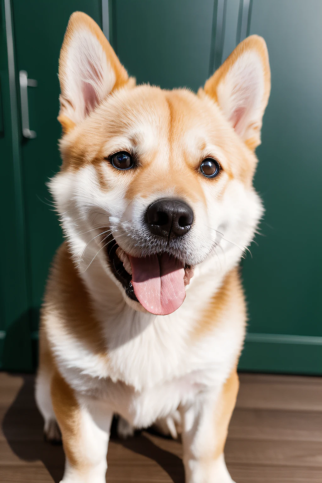 (8k, 4k, best quality, highres, ultra high res:1.1), (masterpiece, realistic, photo-realistic:1.1), Shiba dog，Round-faced Shiba Inu，adolable