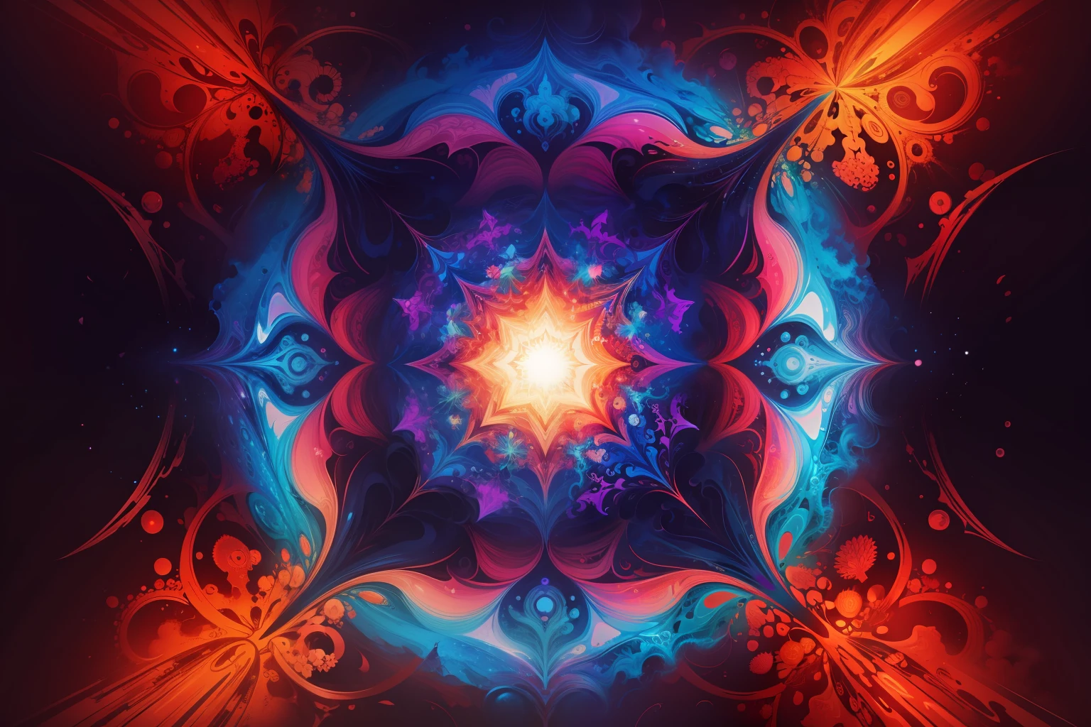 Abstract art in dmt art