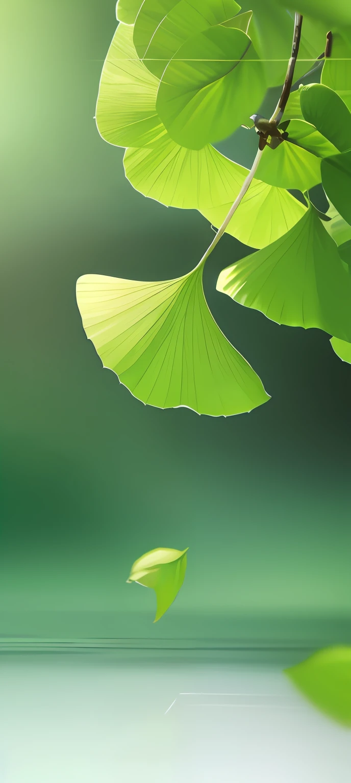 there is a bird that is sitting on a branch of a tree, high-quality wallpaper, zen natural background, high quality desktop wallpaper, vertical wallpaper, Green backlit leaves, High quality wallpaper, Green leaves, wallpaper - 1 0 2 4, Backlit green leaves, Green wallpaper background, Natural background, Wallpaper 4k, wallpaper 4 k, Wallpaper background