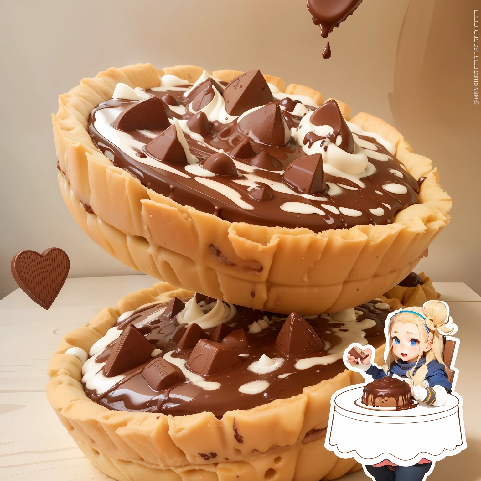 ESFIHA DE CHOCOLATE