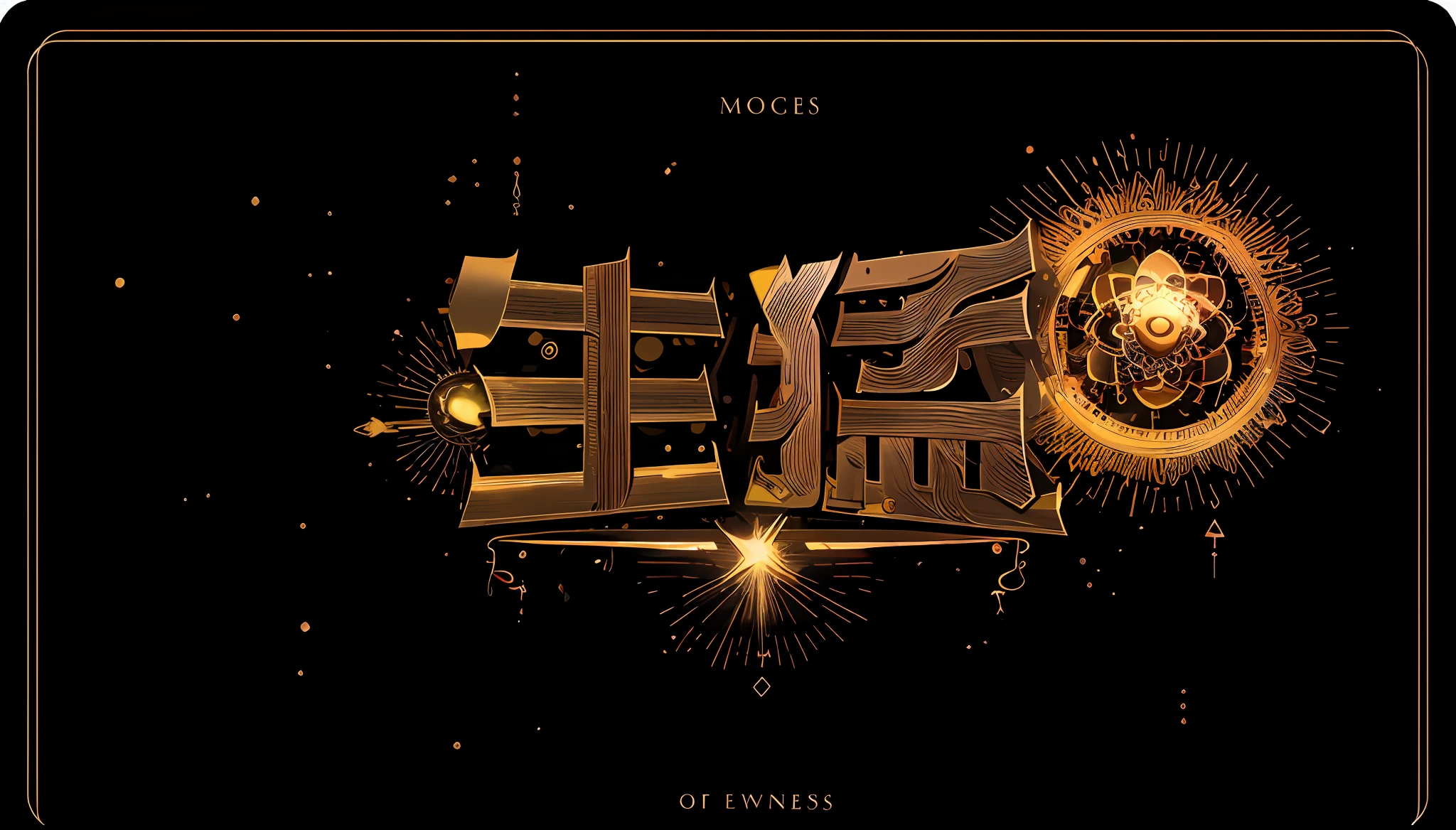 realisticlying，（best qualtiy，tmasterpiece：1.3），golden rose，Soul card，lineworks，light particules，without humans，Clear lines，The texture is clear，Multicolored steel