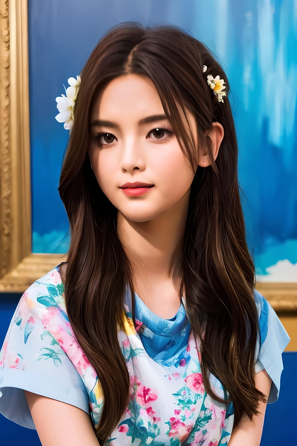 The painting style is beautiful