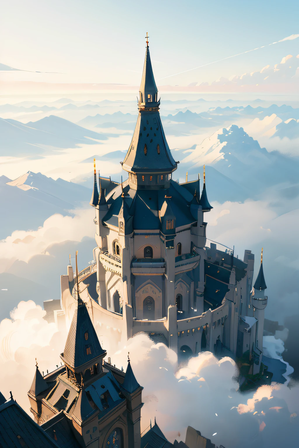 (extremely detailed CG unity 8k wallpaper),(((masterpiece))), (((best quality))), ((ultra-detailed)), (best illustration),(best shadow), ((an extremely delicate and beautiful)),dynamic angle,floating,
The detailed castle, (((the best building))),
mist encircles the mountains,fairyland,dynamic angle,classic,(detailed light),feather, nature, (sunlight), river, forest,flowers,beautiful and delicate water,(painting),(sketch),(bloom),(shine)