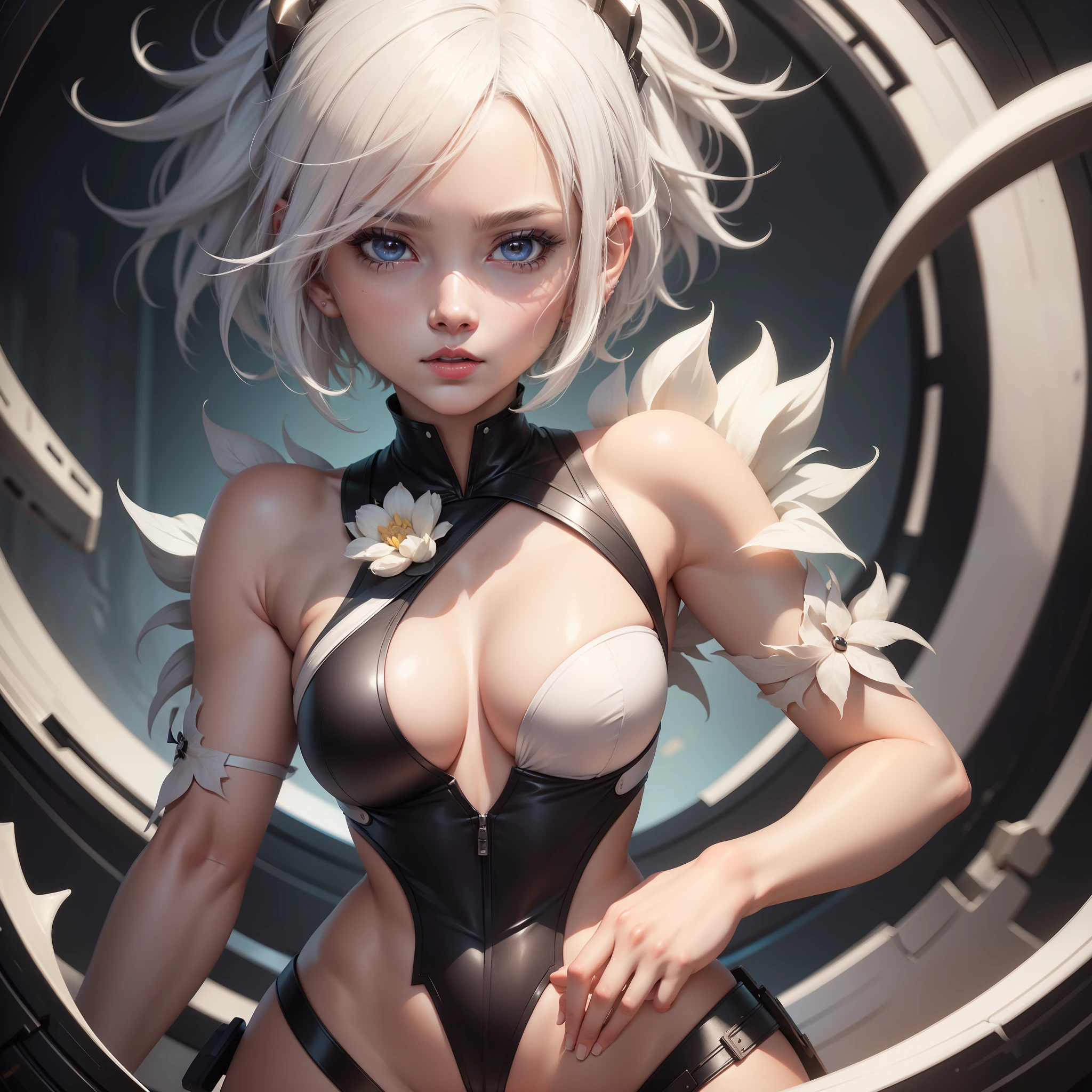 white hair, ahoge, short hair, anime, UHD, highres, best quality, award winning, high quality, high details, super detail, textured skin, anatomically correct, ccurate, masterpiece, retina