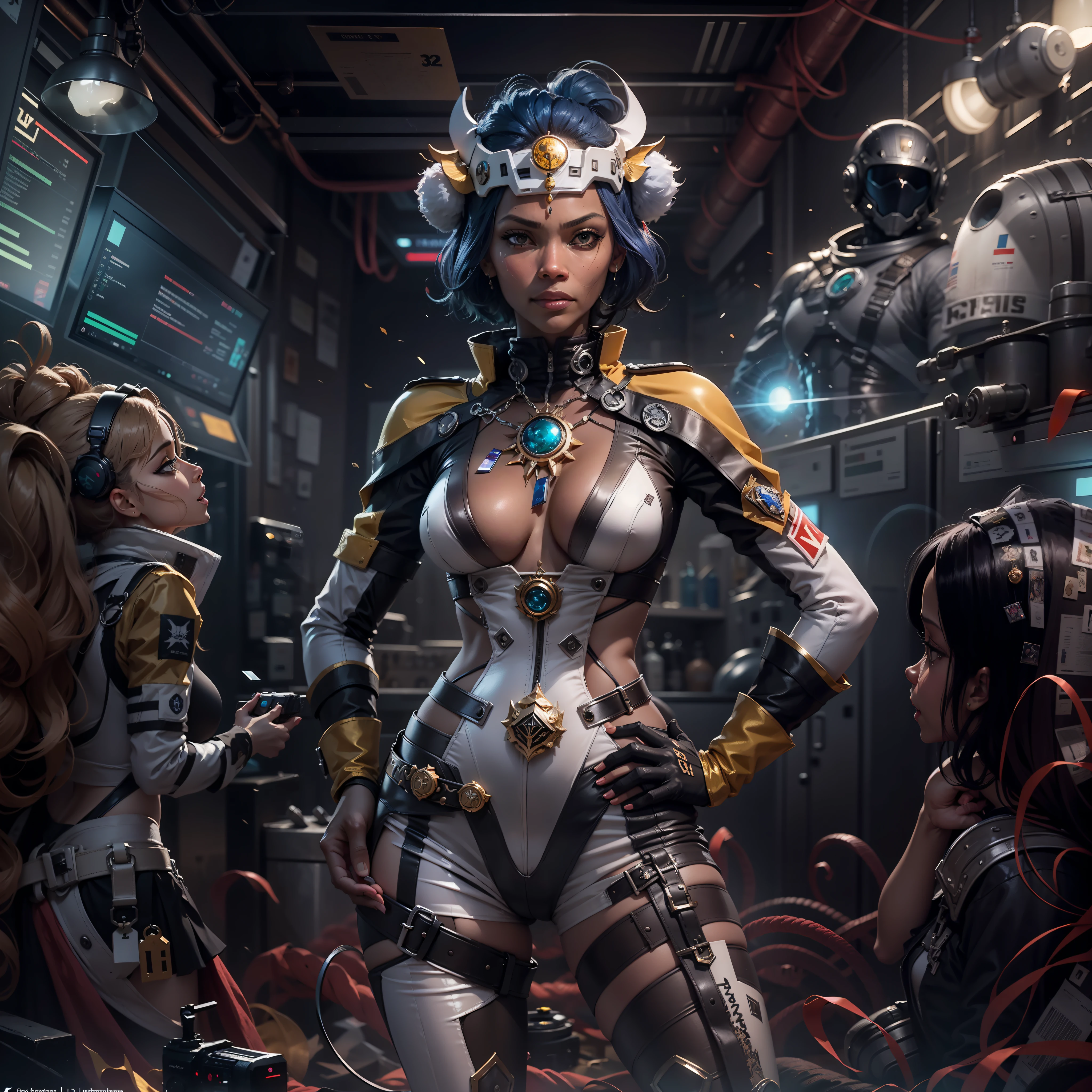 Galaxy female The Manned Maneuvering Unit (MMU) outfits astronaut suit girl propulsion jet-pack missile outdoor UNITED STATES Flag Goddess Conceptual contre-jours onyx Star Sun space Station Port War Will-o'-the-wisp "African" Deep Ship Pilots "Heavy metal" Devastating cyberpunk mature athlètes "Luis Royo" dazzling Admiral slow-motion marchants Marshall richly decorated Cosplay Royale native Queen "Zoë Saldana" women "Nichelle Nichols" cow-girl "Annika Hansen" sundrop ultra_Sharpness intricate ultra pro-photorealists optimal quality perfection details Accuracy reflexes ultra highRes max volumetric graduate netteté improved Octane_render number_rendues UHD XT3 32K DSLR HDR unrealengine5 saturate ombres analogique 3dcg corps symmetrical athlète clean skin tanned hairstyles epic face cheekbones effects embarrassed redderer indigos eyeliner beautiful eyes sapphires dark pupils black brown retina lazulis iris turquoises mouth open teeth obvious smiles fringes ecstatic floating jacket quirky fixed eccentric cape levitating shoulders-off shirt lace clavicles white papillotes embroidered breasts points satin corsait sundrop thick felther felt skirt matching spinels loose swinging navel waist revealing belts-Chastity heart padlock Gold decorated silver agate pubis scarlet pubis-hairy silks garters snaps thighs legs boots stainless steel gothic thick onyx magic rubis invoques incandescentes CGSCOSITY floraison invoke monster background équirectangulaire 360 Cristallines fregate hearth Micro Recorder flash (EOS R6 135mm 1/1250s f/2.8 ISO400) pistol-Phaser shoot phaser Mechanic Canon-ion Borg opale mannequins Seven-of-Nine dramatic straight dressed armor heavy chrome metallic flat sensor Luminescence rune lava bands antenna engravings Tourmaline glyph plasma fathoms brass copper fullbodye astronault chef-d&#39 Michelangelo armoirie earth navy tattoo "Bruce Weber" nsfw varied multi etc.