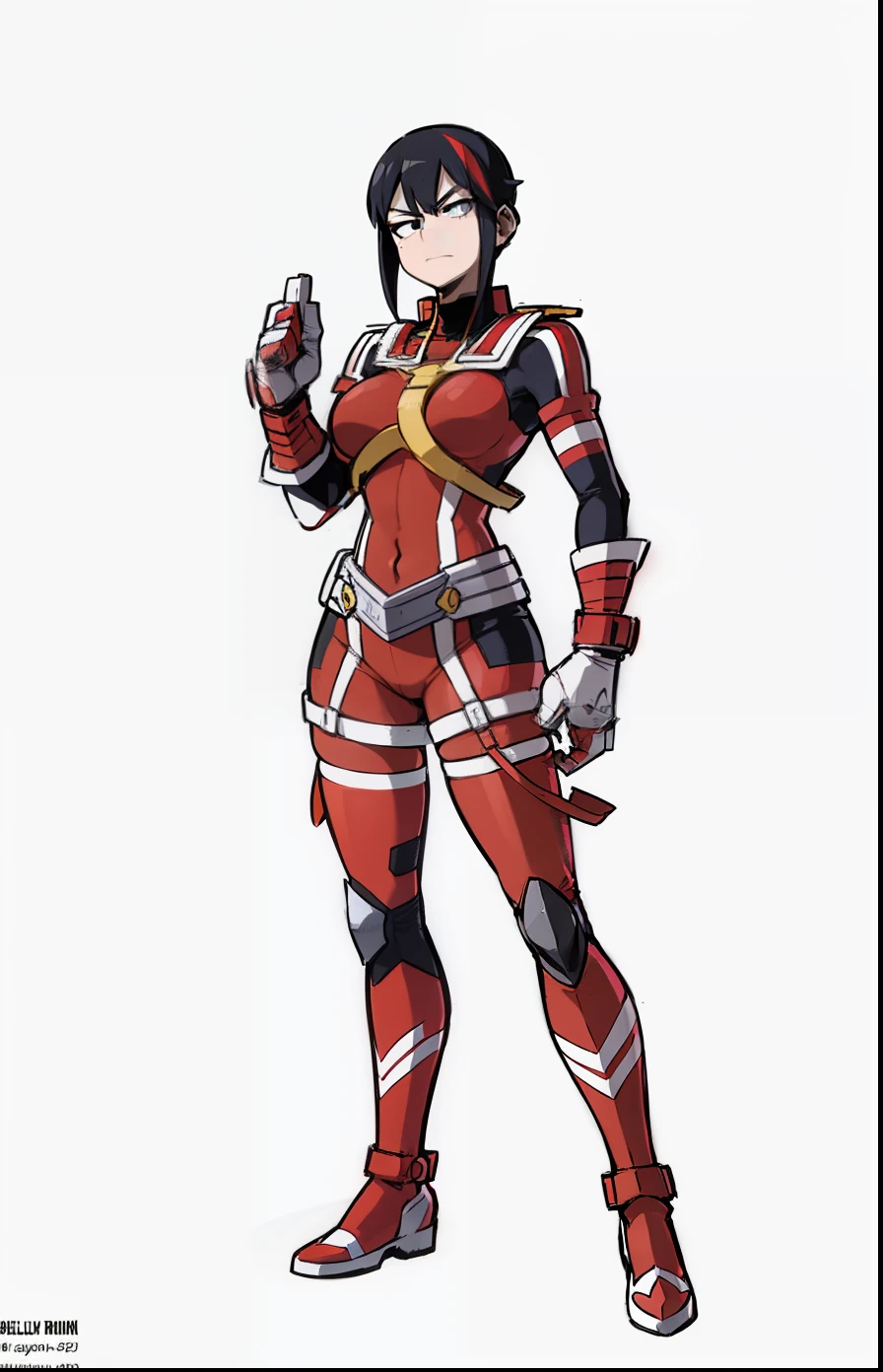 My Hero Academia Style, Matoi Ryuko, Kill la Kill, Anime Girl, Female, Wide Thighs, Wide Hips, Big Chest, Hero Costume, Full Body Suit, Covering Face, Mask, Covering Eyes, Eye Mask,