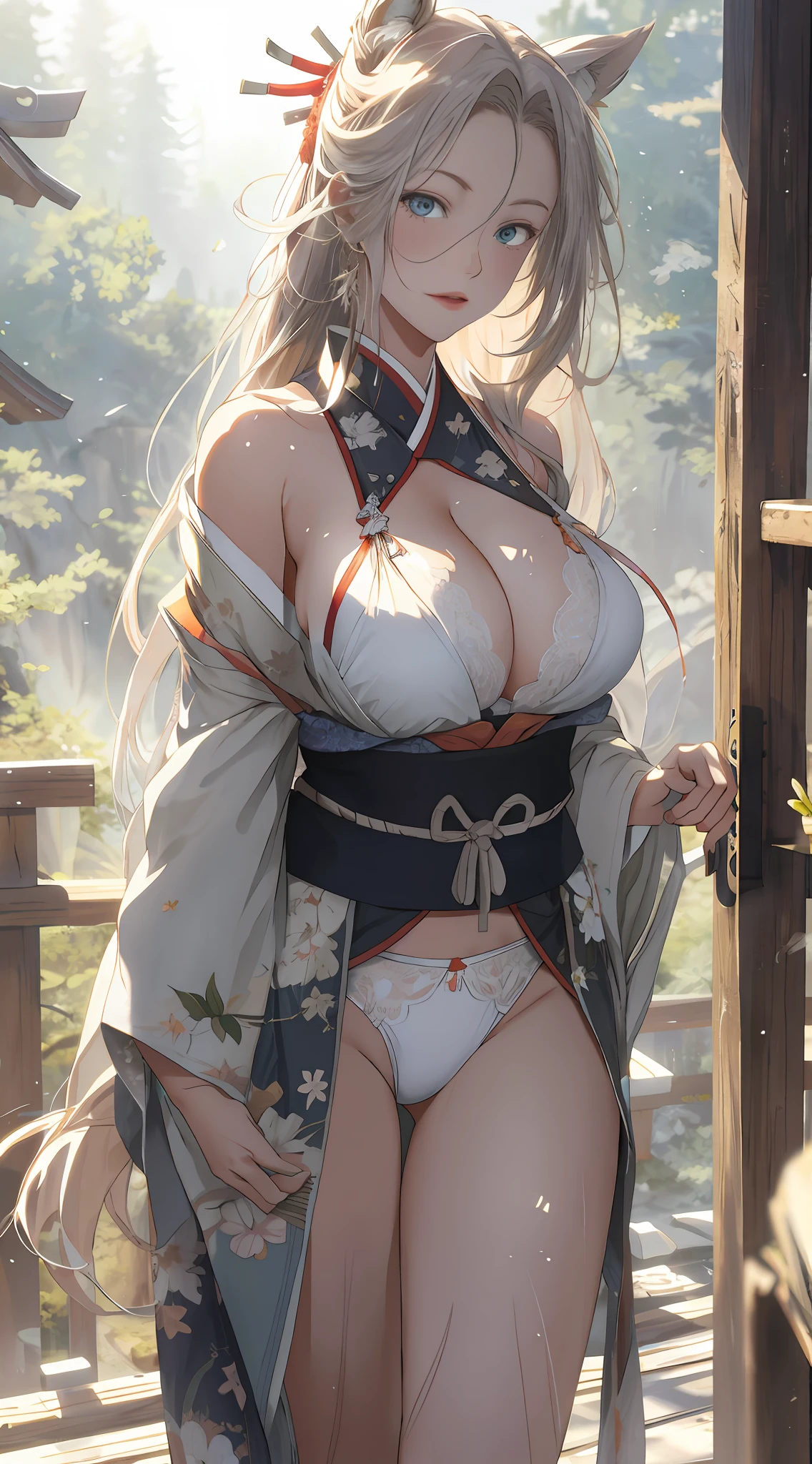 Flowers in hand