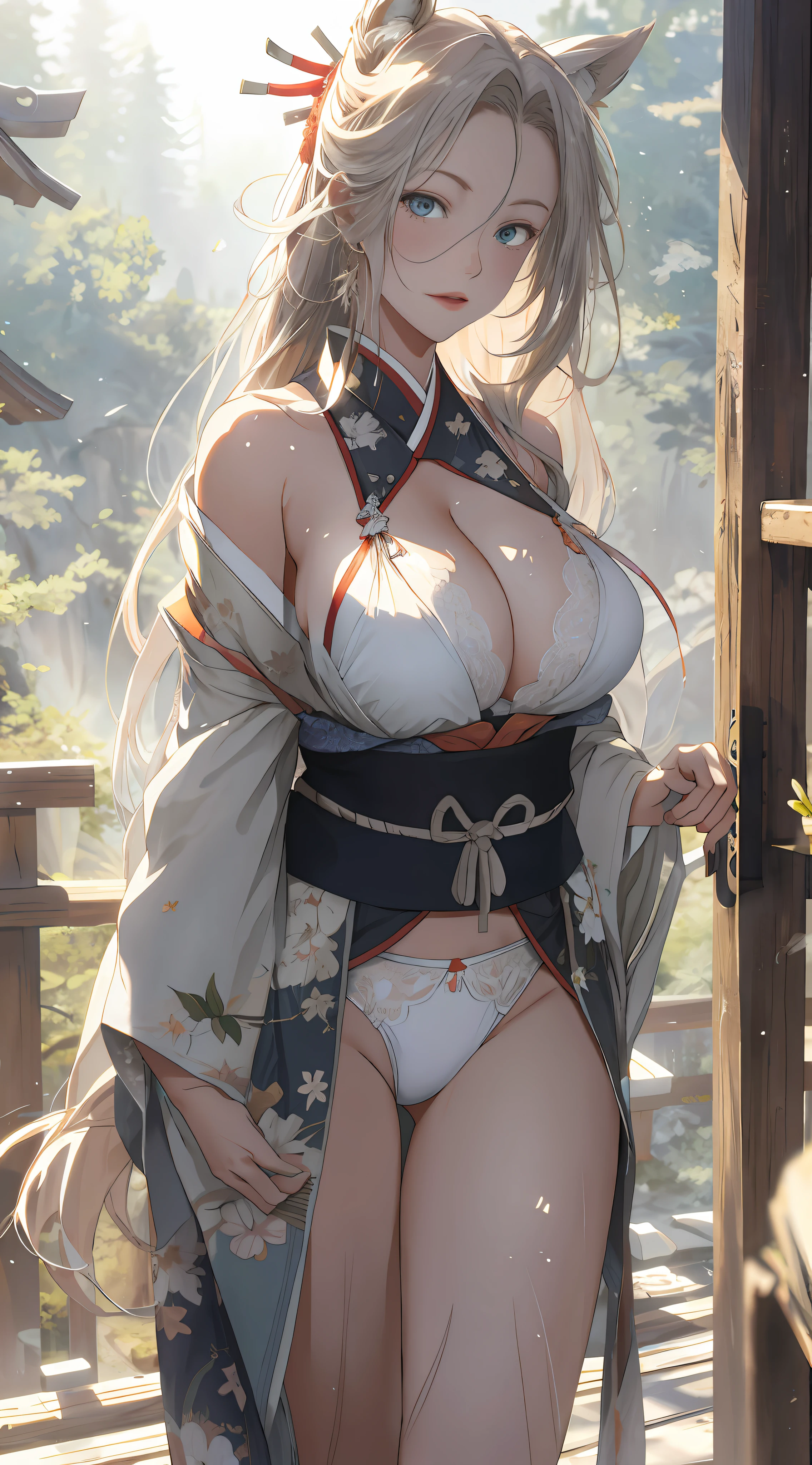 Flowers in hand