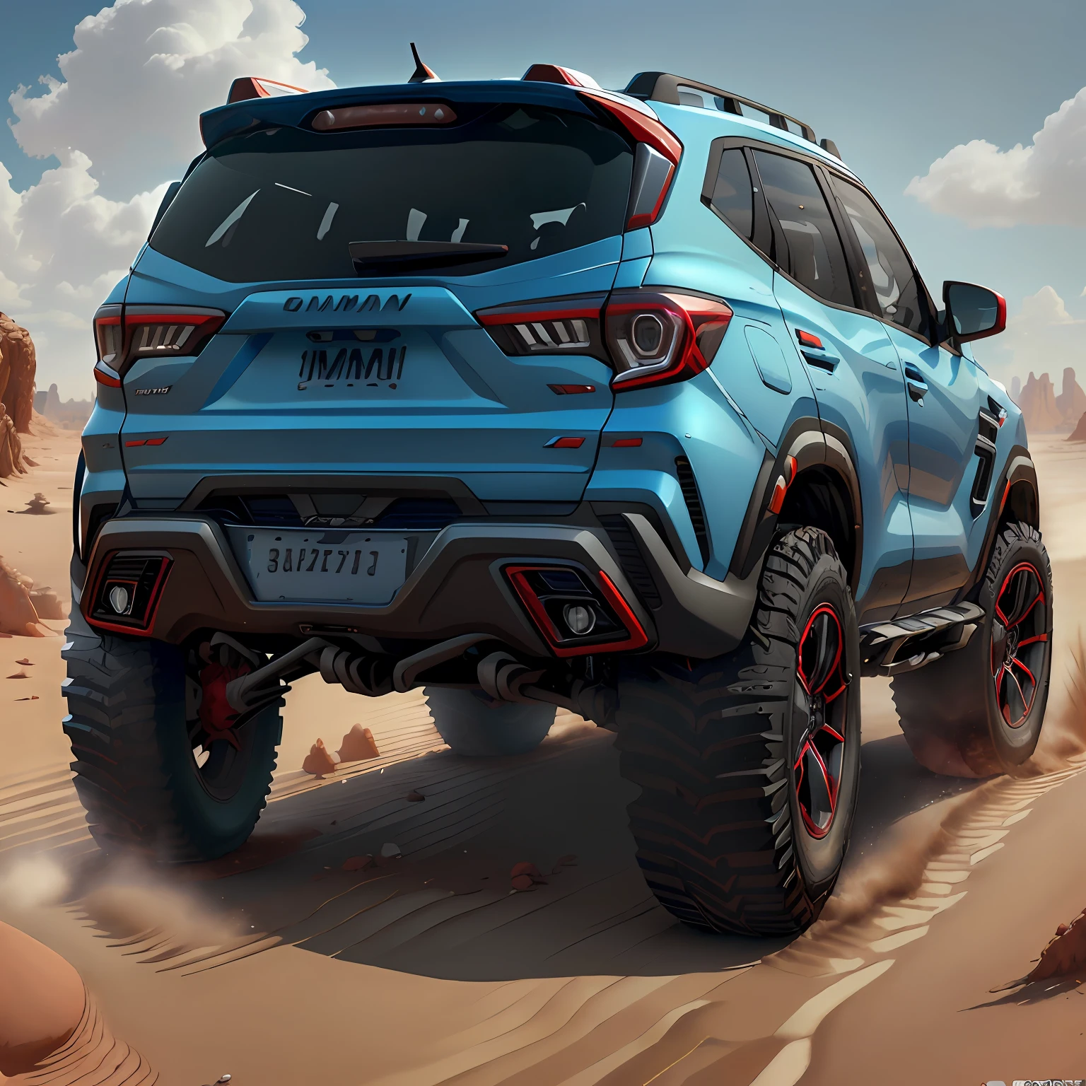 ( GWM HAVAL H 6 ano 2023),Rodas pretas ,(Rear view) ,Cores 64 k, ( cores,vermelho,azul,branco)),4D ,rota 66
