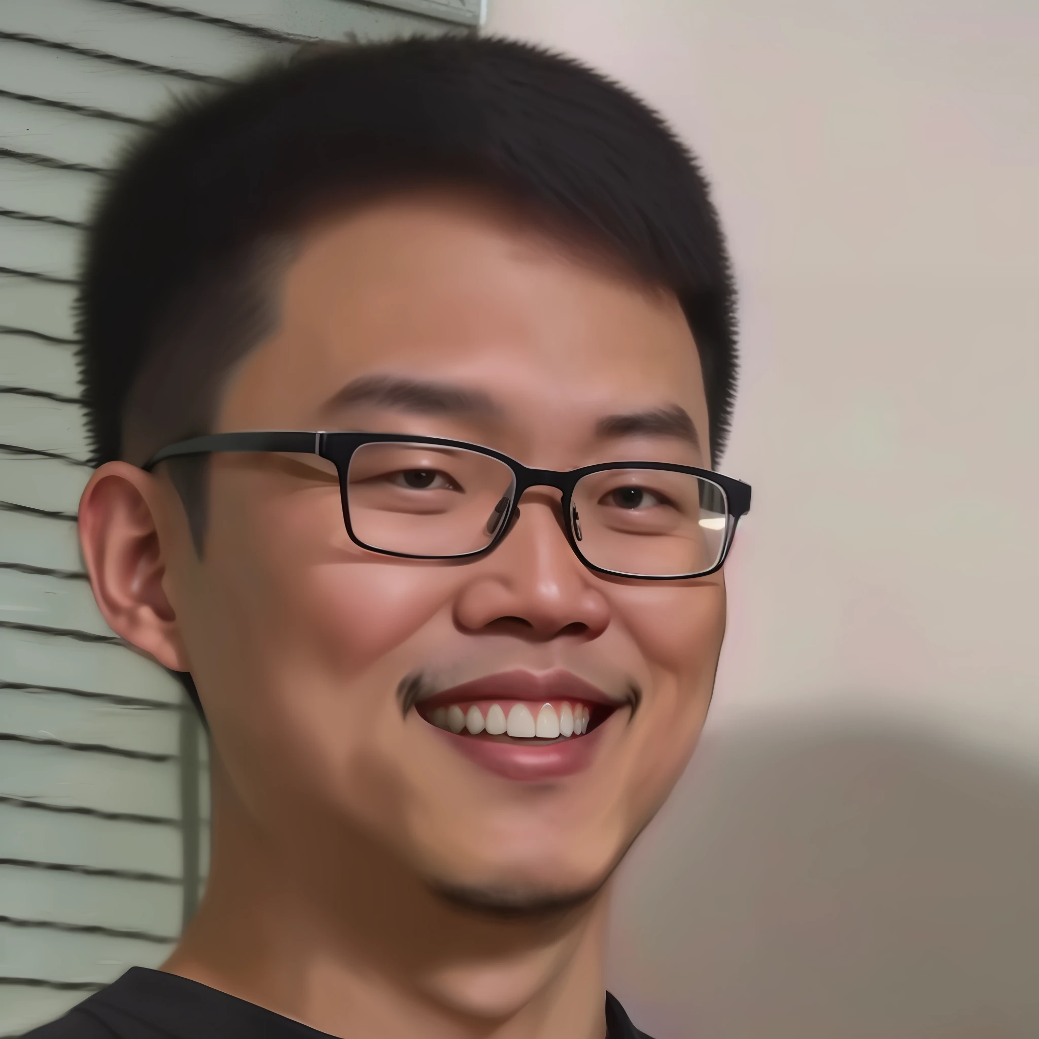 Smiling man holding cell phone in glasses and black shirt, kevin hou, andrew thomas huang, victor ngai, reuben wu, Cao Shuxian, michael okuda, James S, peter chung, jon kuo, Avatar image, eric hu, rick dai, satoshi, antilous chao, Zhongyuan Zheng Lei, paul kwon, peter xiao
