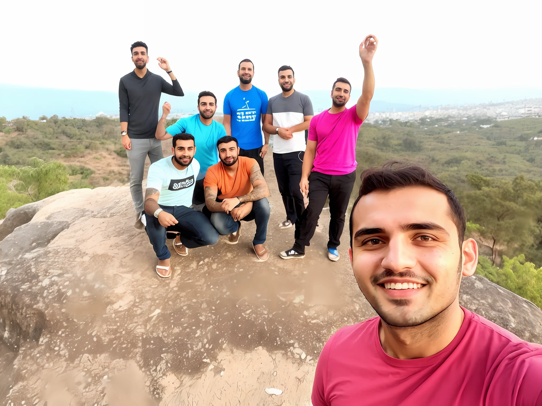 a man with a beard and a gray shirt posing for a picture, headshot profile picture, portait photo profile picture, aykut aydogdu, miguel iglesias, without beard and mustache, frontal picture, without beard, very very low quality picture, 8k selfie photograph, ahmad merheb, caio santos, hicham habchi, professional profile picture