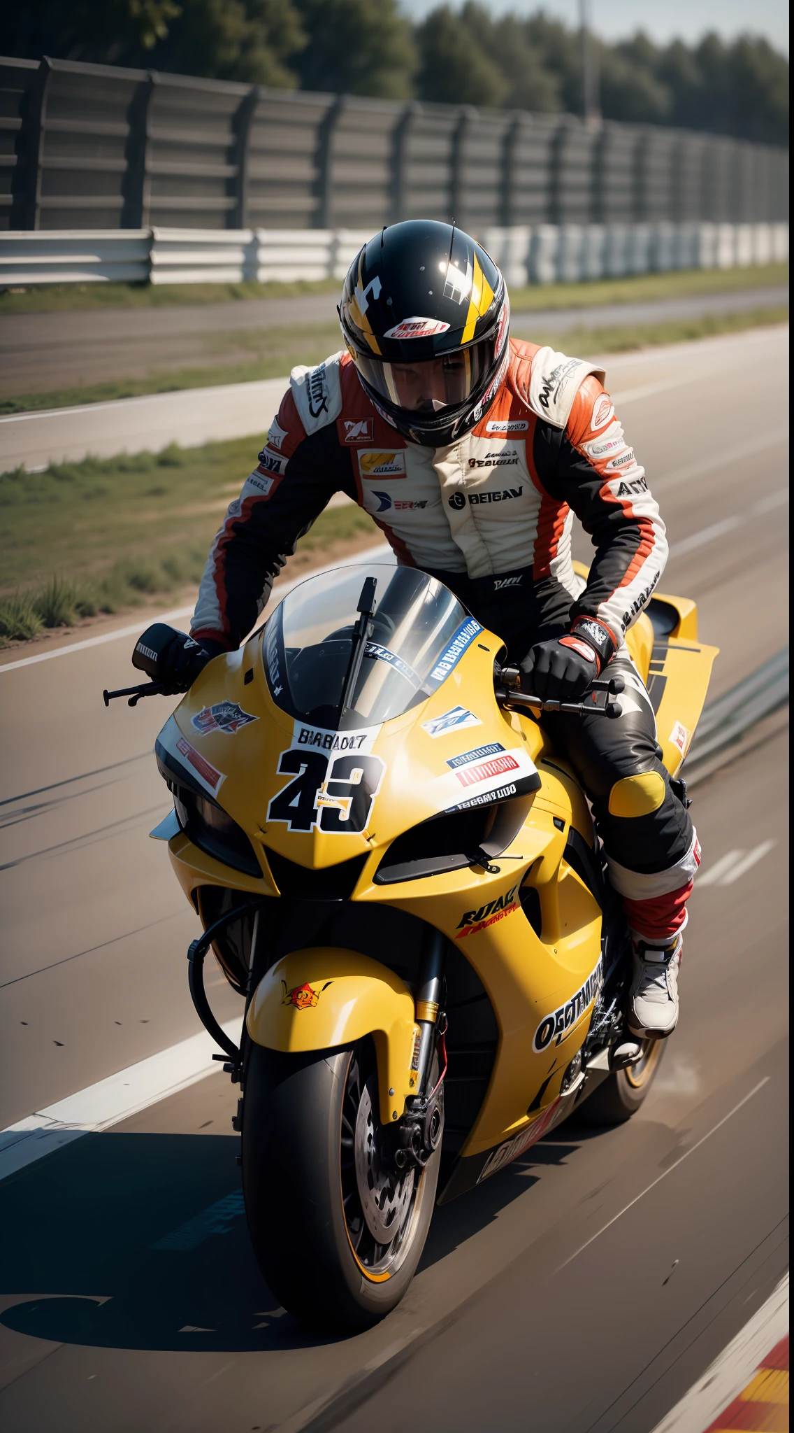 In the world of motorsport, he stands as a true force to be reckoned with – a fearless and skilled racer, ready to take on any challenge that comes his way. With eyes burning with determination and hands gripping the steering wheel tightly, he becomes one with the machine he commands.
His journey as a racer began with a love for speed and a passion for pushing the limits. From the very first moment he stepped into a racing car, he knew that this was his calling. The adrenaline rush, the excitement of competition, and the pursuit of victory became his driving force.
Every time he steps onto the track, he leaves behind all distractions, focusing solely on the task at hand – conquering the race. The roar of the engine, the screech of the tires, and the feel of the road beneath him – all combine to form a symphony of racing that ignites his soul.
As he accelerates through the straightaways and navigates the twists and turns of the circuit, he maneuvers with precision and finesse. Every decision he makes, every calculated move, is a testament to his racing instincts honed through years of experience.
But beyond his skills on the track, it's his resilience and never-give-up attitude that set him apart. He knows that every setback is an opportunity to learn and improve. Whether facing mechanical issues, adverse weather, or fierce competition, he rises to the occasion, undeterred.
Off the track, he is a true sportsman, respectful to his fellow racers and gracious in both victory and defeat. His humility and dedication earn him the admiration and respect of fans and rivals alike.
But when the race begins, he transforms into a determined force, ready to seize victory and leave a mark on the world of motorsport. The podium is his destination, and he will push his limits, lap after lap, until he stands on the highest step.
In the racing world, he is known not only for his talent but also for his unwavering spirit. He embodies the essence of a true racer – the epitome of