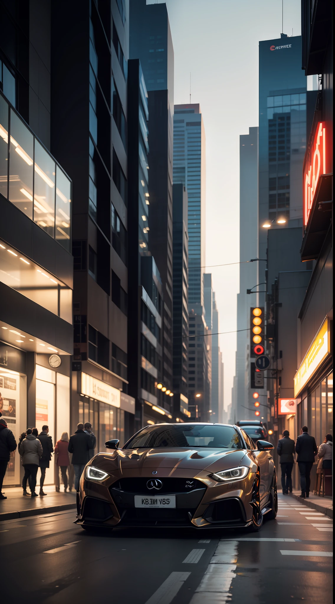 In this captivating scene, a stunning Gran Turismo car takes center stage, positioned gracefully alongside a bustling city street. The sleek and aerodynamic profile of the car complements the urban landscape, hinting at the perfect marriage of performance and style.
With one side of the car facing the cityscape, the car seems to harmonize effortlessly with the surrounding architecture and dynamic atmosphere. The vibrant city lights reflect off the car's polished surface, adding an air of sophistication to the scene.
As pedestrians pass by, their gazes are drawn to the striking silhouette of the Gran Turismo car. Its presence exudes an aura of prestige and power, leaving a lasting impression on all who lay eyes upon it.
The city serves as the perfect backdrop for this automotive marvel, symbolizing the synergy between cutting-edge technology and the fast-paced urban lifestyle. The car's sleek lines mirror the modern architecture around it, showcasing a true blend of elegance and contemporary design.
The city lights create an enchanting ambiance, highlighting the car's every detail, from the stylish alloy wheels to the aerodynamic contours. It captures the essence of urban sophistication and the allure of high-performance motoring.
In this pose, the Gran Turismo car stands as a symbol of automotive excellence, ready to take on the urban jungle with finesse and power. It embodies the spirit of adventure, urging the driver to explore the city streets and embrace the thrill of the open road.
As the city bustles around it, the Gran Turismo car stands as a testament to automotive artistry and engineering prowess. It becomes a focal point, drawing admiration and curiosity from passersby and evoking a sense of automotive wonder.
This moment immortalizes the Gran Turismo car in the heart of the city, where performance and style meet in perfect harmony. It captures the essence of driving excitement and urban allure, forever etched in the memories of onlookers and car en