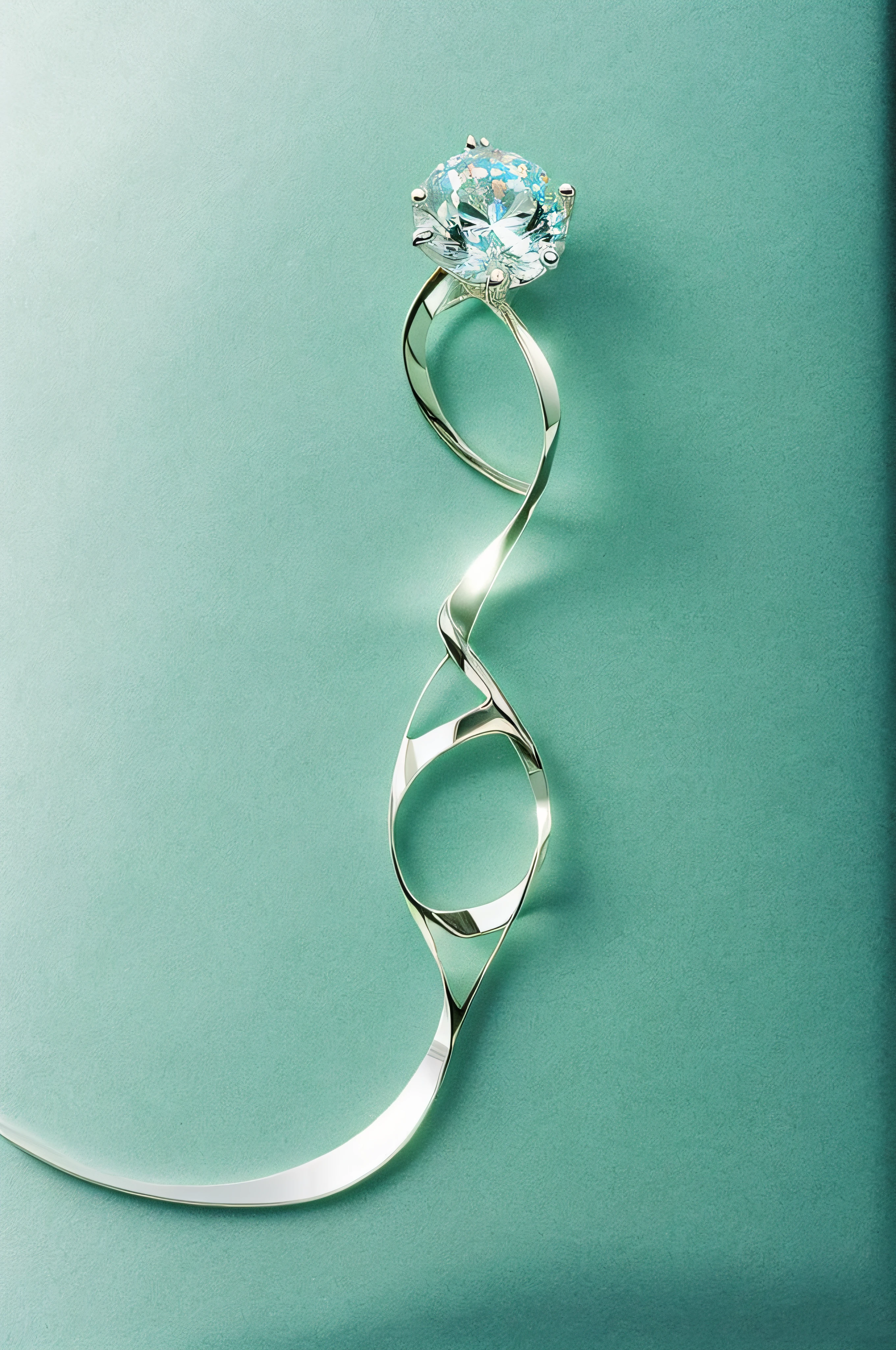 diamond ring，crystal-clear，Sparkling