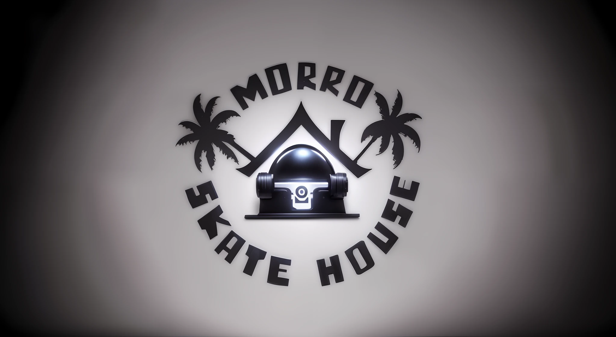 Logo preta num plano de fundo branco, background branco, simples, clean, ultra HD, High resolution, 4K,