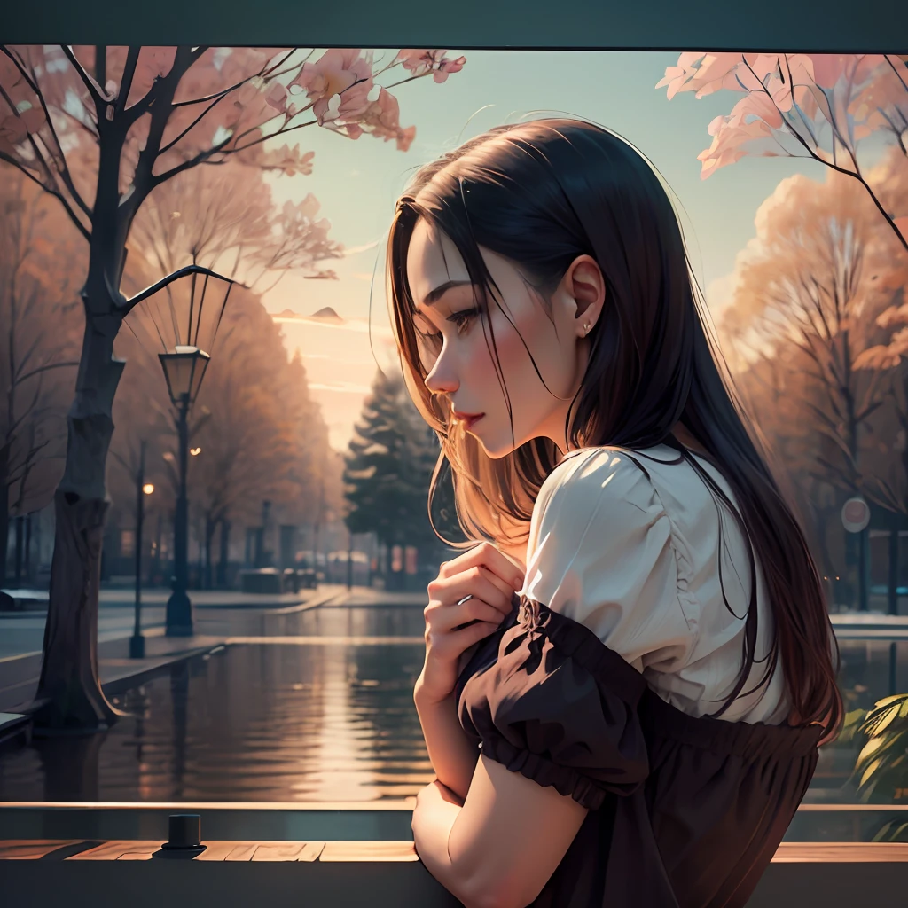Middle-aged man embraces temperamental beauty，Stroke the chest，couple，Intimacy --auto --s2