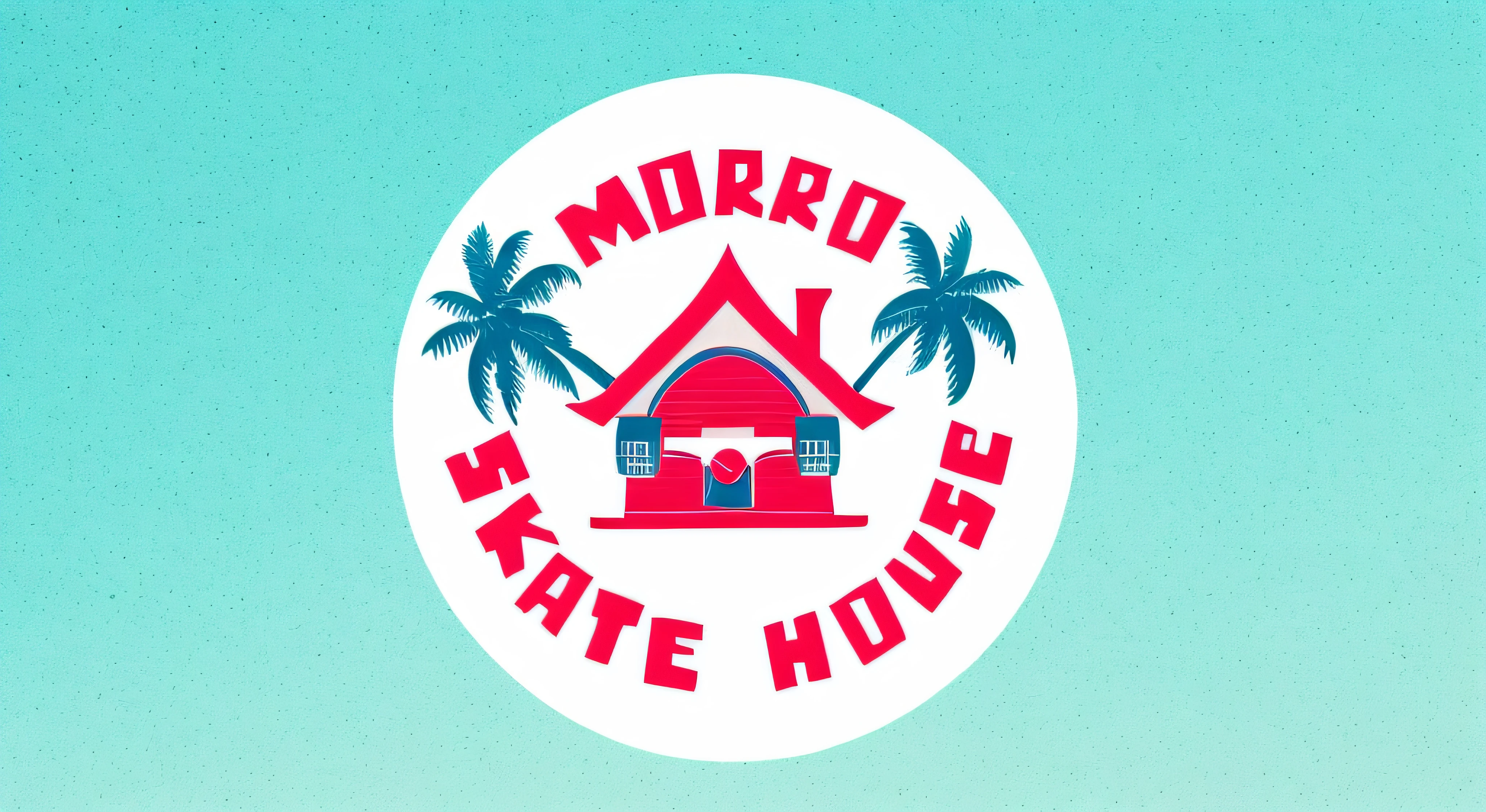 a closeup of a logotype with a house and palm trees, etiqueta, dia deve, ใ sciart ๐๐ mson, ๐ ๐ ๐ ๐, ๐น๏ธ ๐ ๐ฌ, Logo, Logo, ๐ฅ ๐ ๐น๏ธ ๐, Black and white logotype, Logotypetype illustrated, mal-humorado, argamassa, Simple logotype, โค๐ฅ๐๐ช, logo arttype, Modern logotypetype