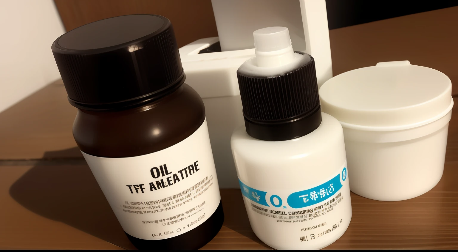 Oil type、Foam type、Bottle photo of gel type cleansing gel