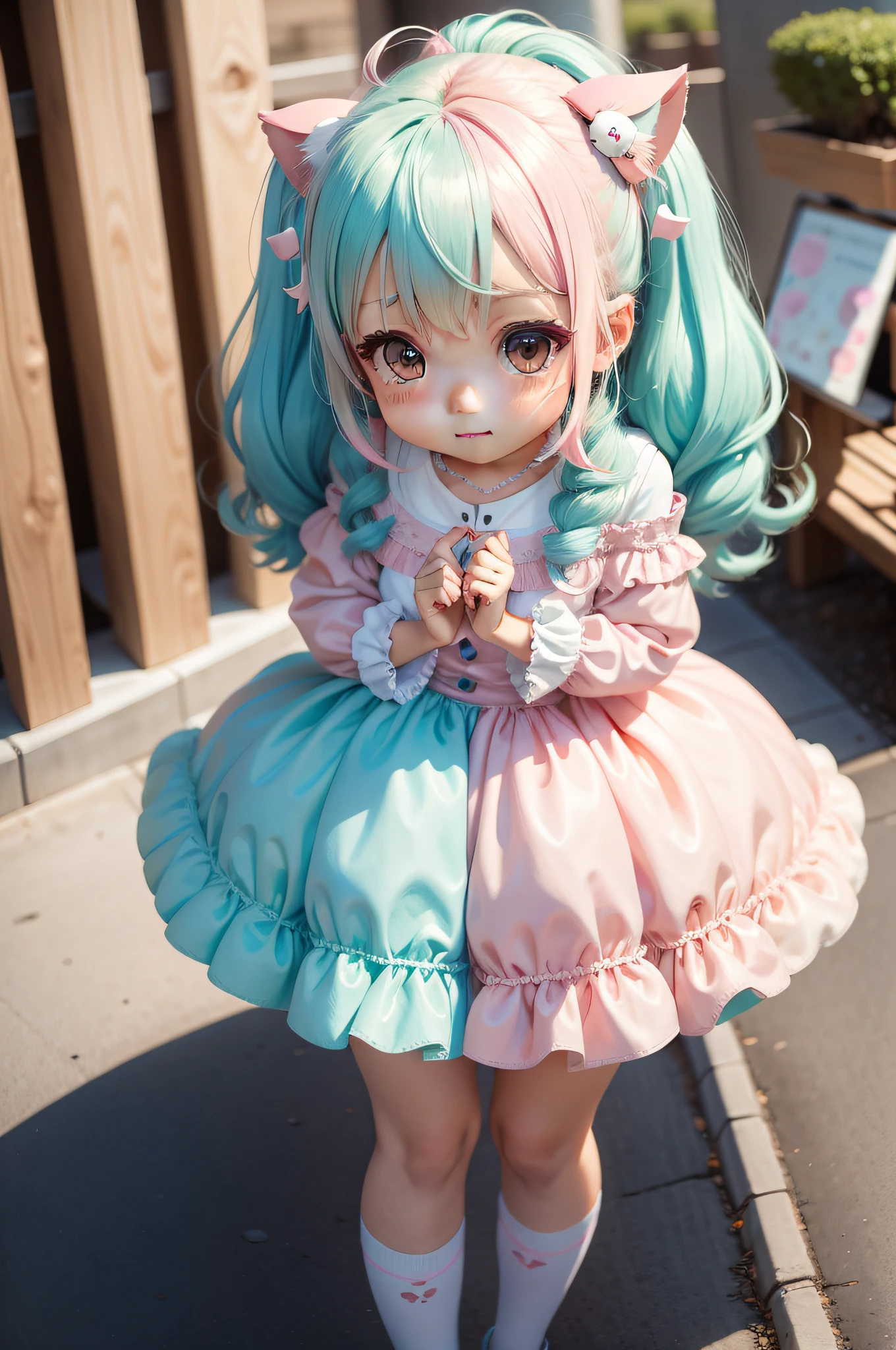 tchibi, flock, kawaiitech, kawaii, Cute, Pastel colors, Best quality, cheerfulness