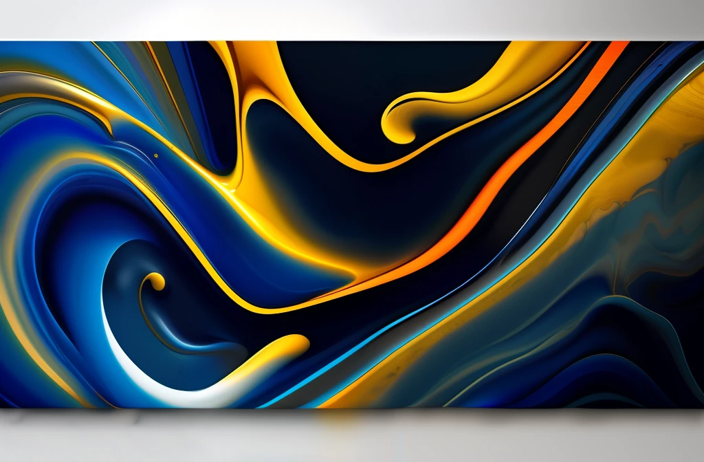 Close up of blue and gold painting with gold lines, colors with gold and dark blue, Gold and indigo, intricate flowing paint, cinematic blue and gold, ultramarine blue and gold, blue black gold, gilded marbled paper background, abstract liquid acrylic art, gold and blue, baroque marble and gold in space, Glossy painting, liquid marble fluid painting，（Extremely detailed 8k wallpapers），k hd