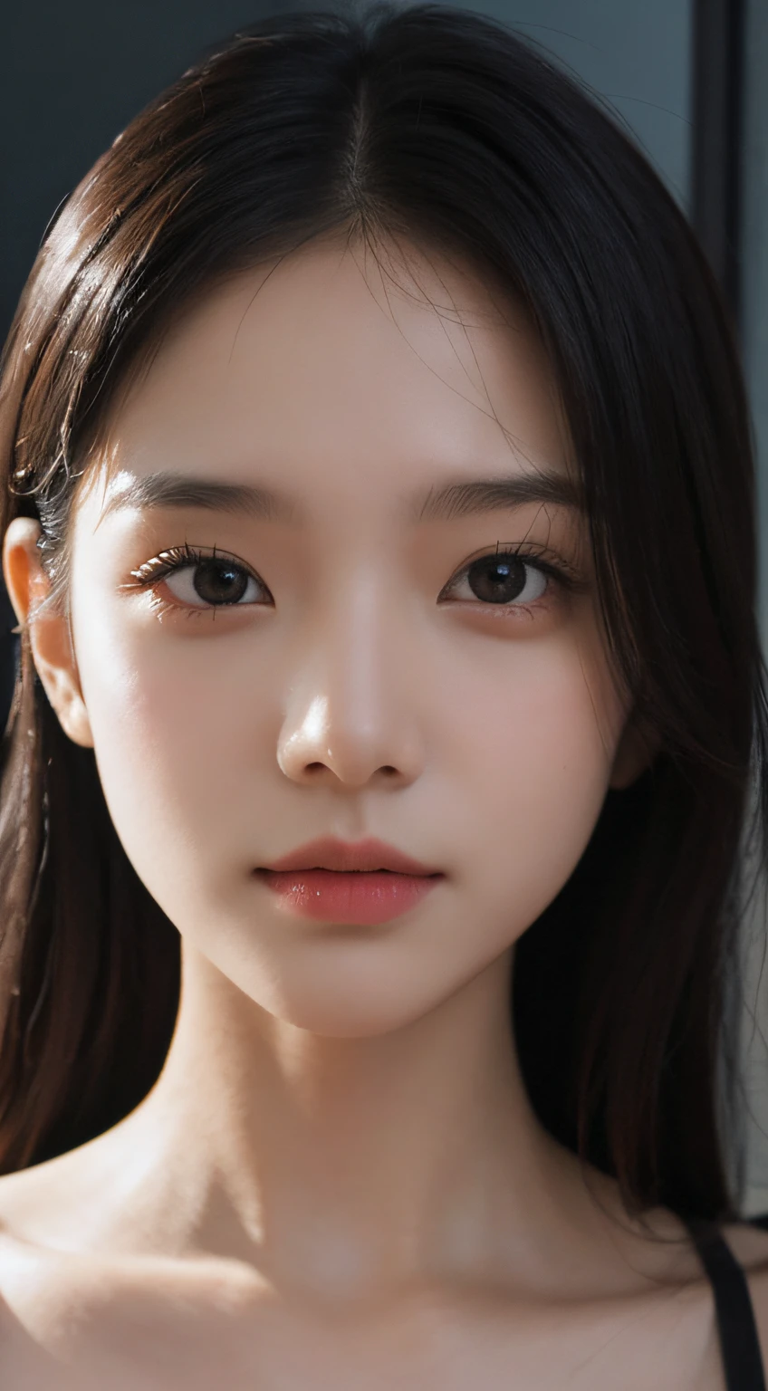 best qualtiy， tmasterpiece， 超高分辨率， （realisticlying：1.5）， RAW photogr， 1girll， in the darkness nigth， deep shading， low tune， cold light， Sexy look，（（best qualtiy，8K，tmasterpiece：1.3））），Clear focus：1.2，（layer cut，The large：1.2），Beautiful Women in Perfect Figure：1.4，Highly Detailed Face and Skin Textur，Detailed eyes，fully body photo