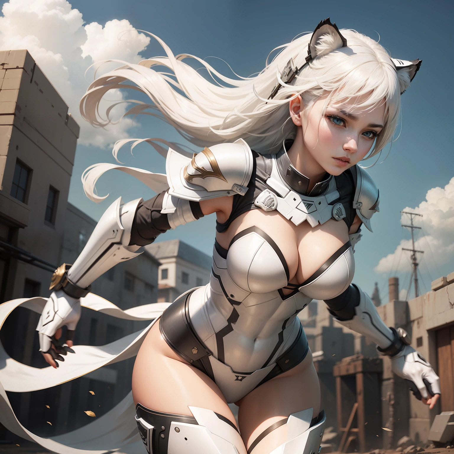 White Tiger Maiden,Machine armour wind