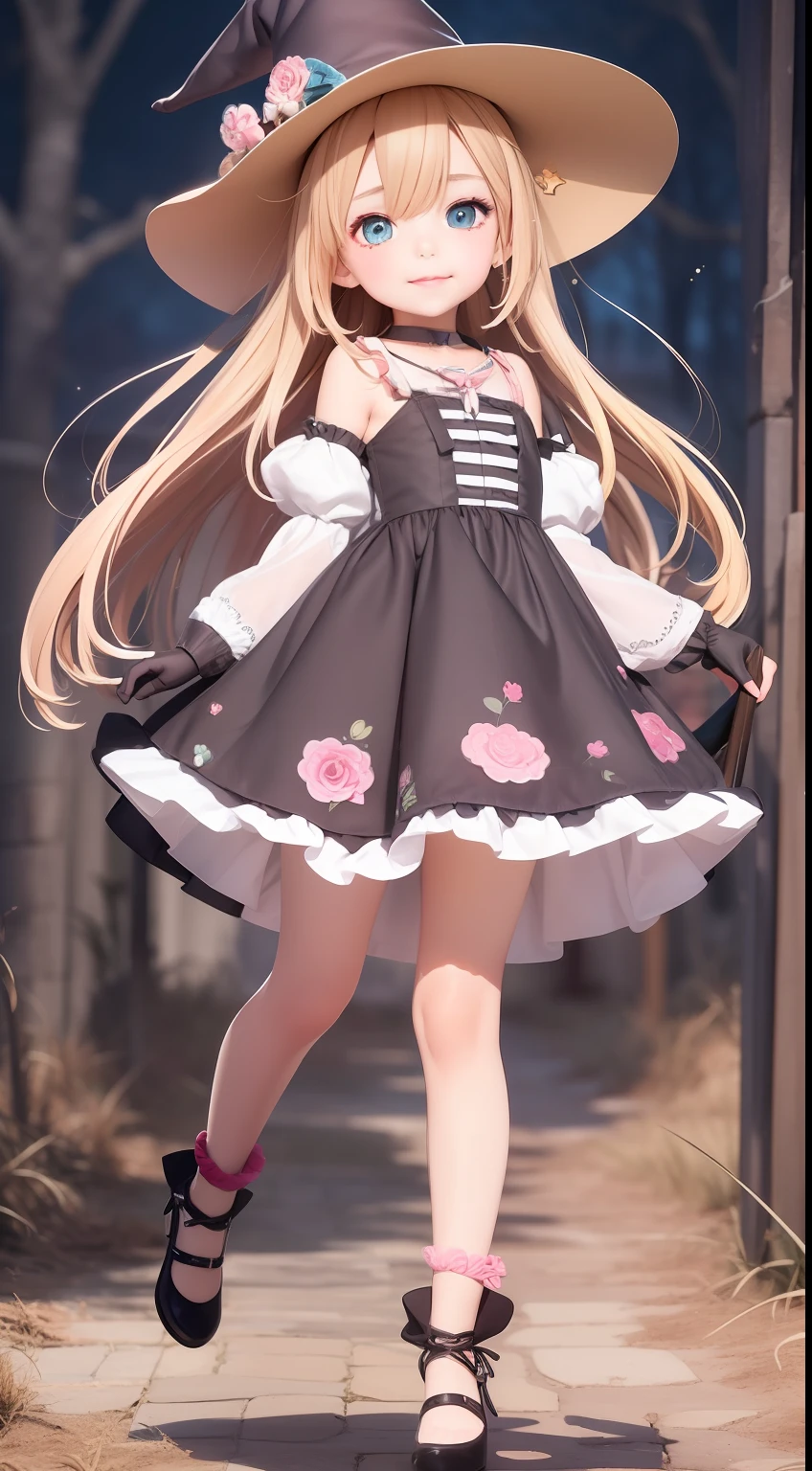 ((9year old girl:1.5)), complete anatomy, children's body, child, super cute, girl, , random poses,random angles,

hat riding a broom in the air, zero sauce art, loli, detaifan art, witch girl, splash art anime loli, bright wi official artwork, [[[grin]]]], commission, official fan art, cute art style, zero sauce, little curve loli,  best qualitytreme light and shadow, ultra hd,, loli, bright colors, hiontrast, strong visual impact,night, night view,bouncing hair,

 beautiful girl, 1 girl, loli, petite girl, top qual masterpiece, high eyes,drooping eyes,(realism: 1.2)), petite, bangs, tall eyes, natural light,(aquamarine eyes),bangs, beautiful girl with fine details, Beautiful and delicate eyes, Beautiful girl, detailed face, Beautiful eyes, beautiful shining body, 8K images,