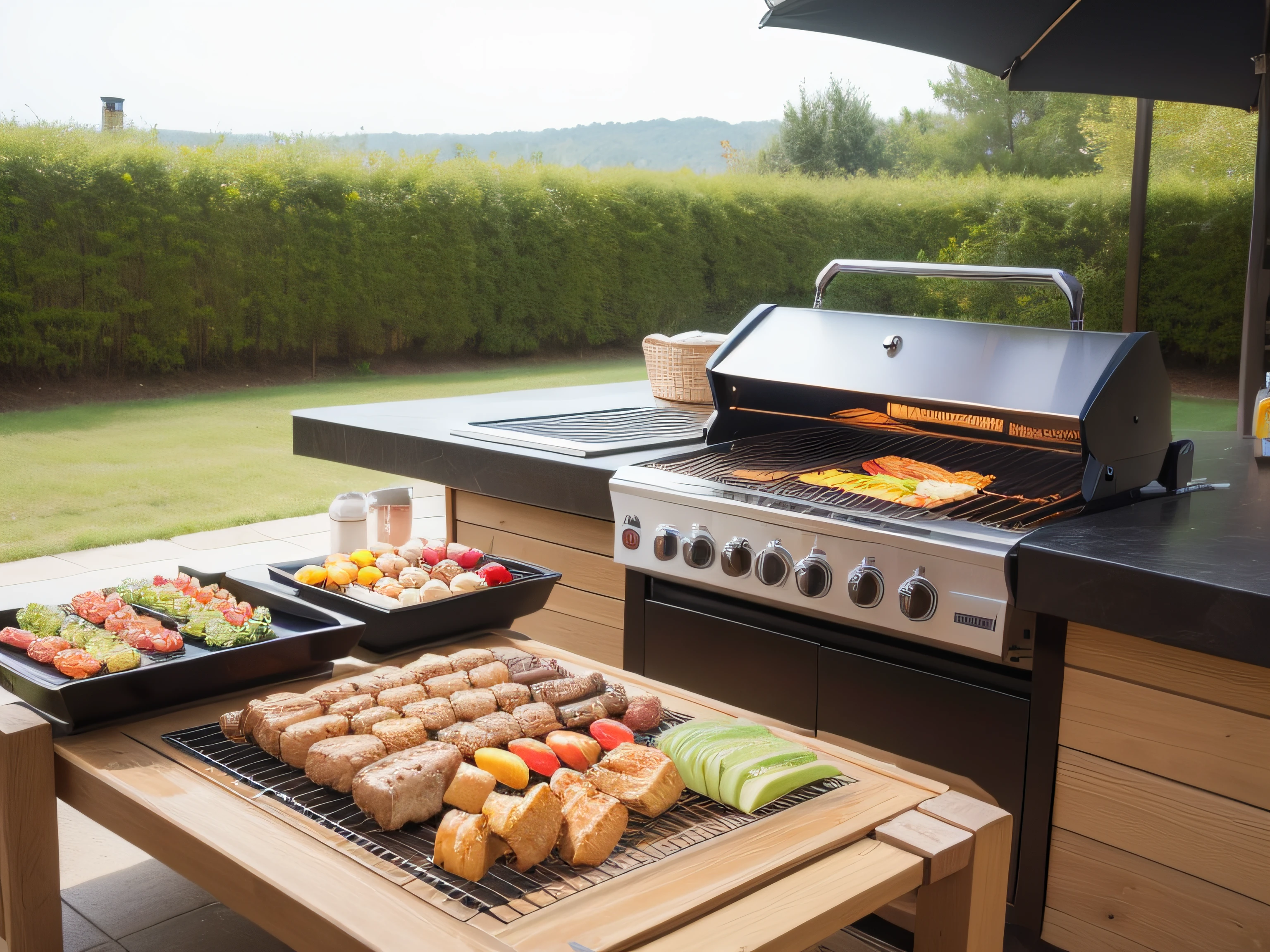 Barbecue Grill。top-quality。photos realistic。
