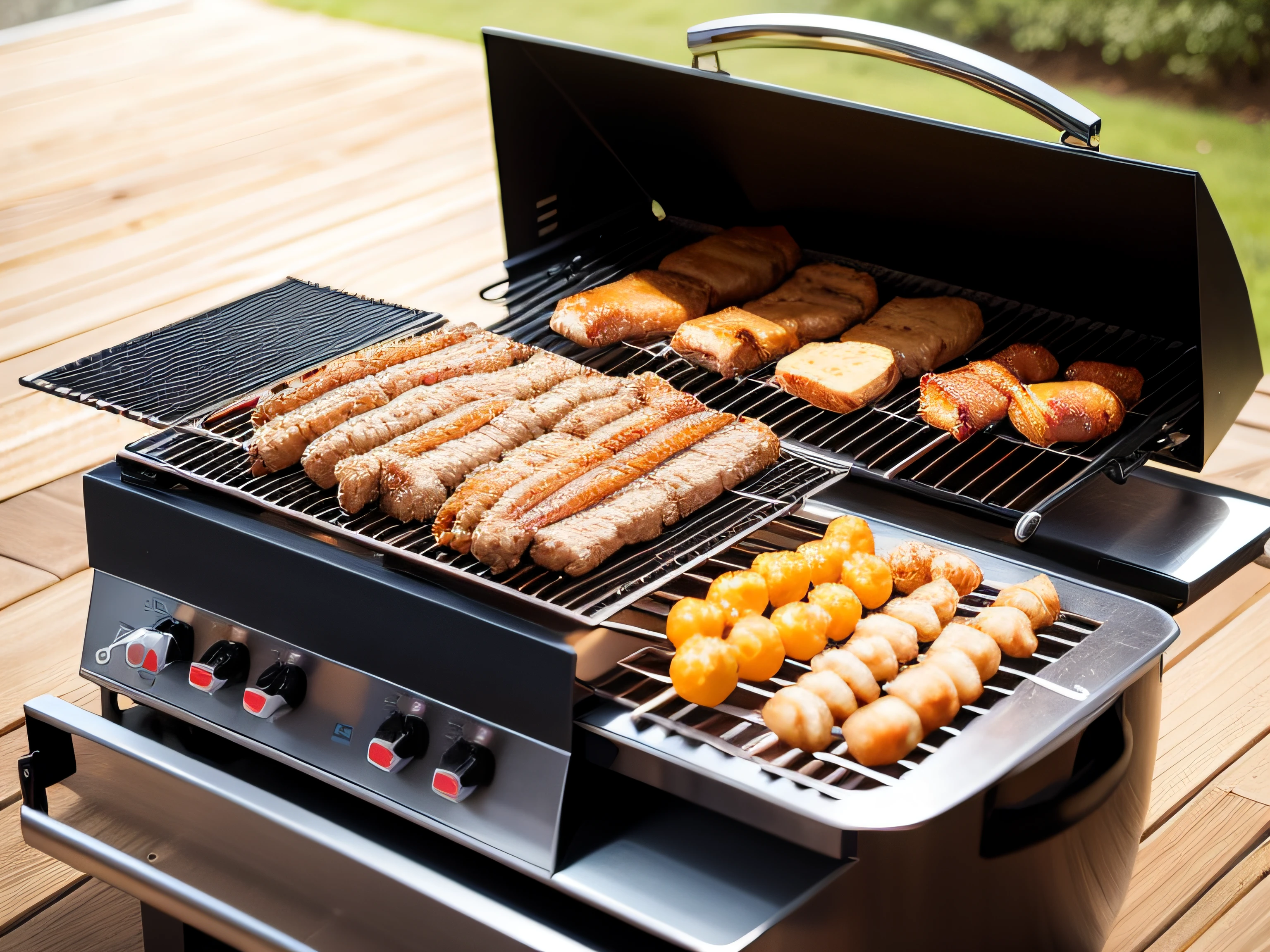 Barbecue Grill。top-quality。photos realistic。