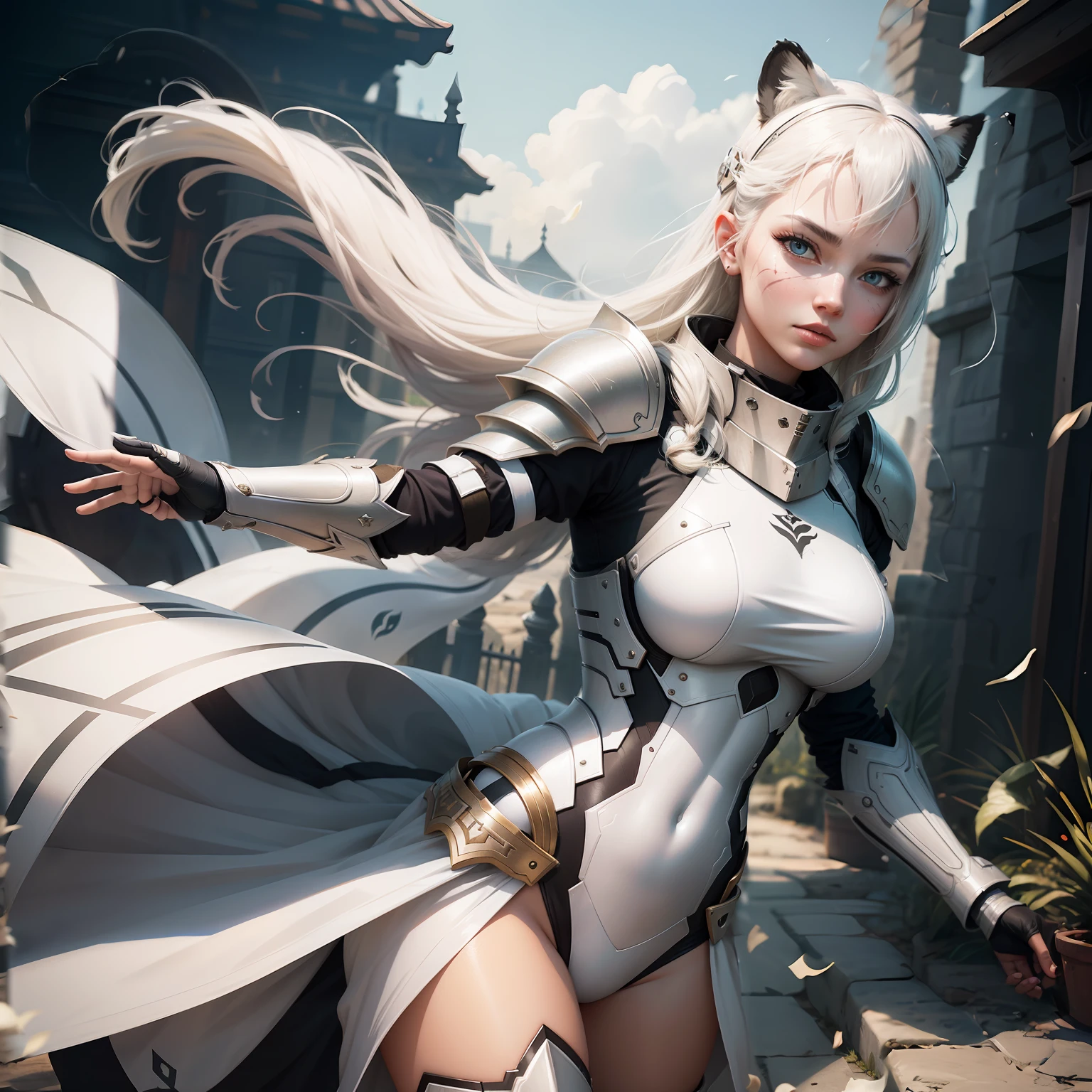 White Tiger Maiden,Machine armour wind
