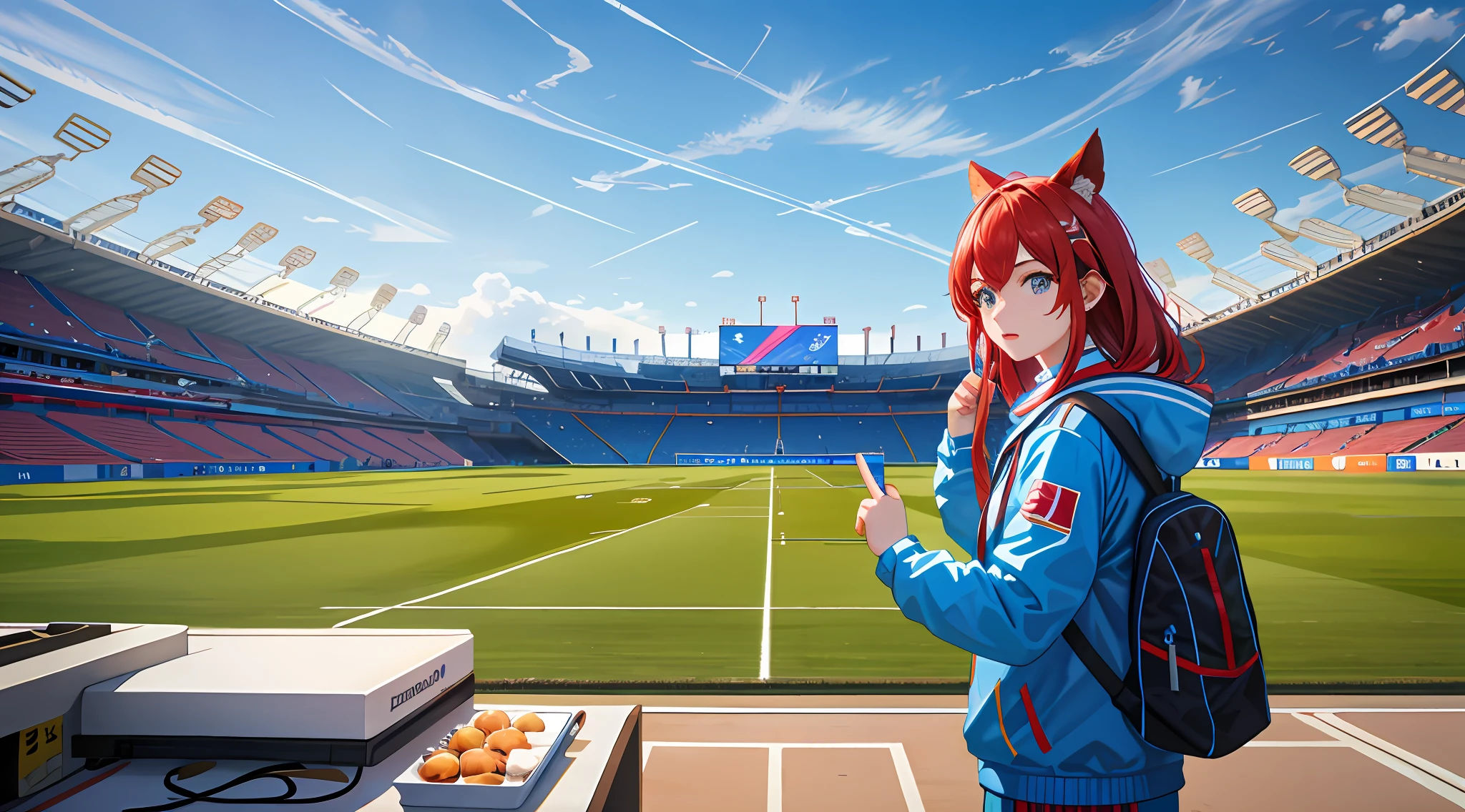 Universiade，Remove the characters，Extreme detail on the sports field，realistic raytraicing，Epic composition，（Complicated details），（Complex design，Hyper-detailing：1.2），art  stations， （tmasterpiece，best qualtiy），hyper HD，32K --v 6