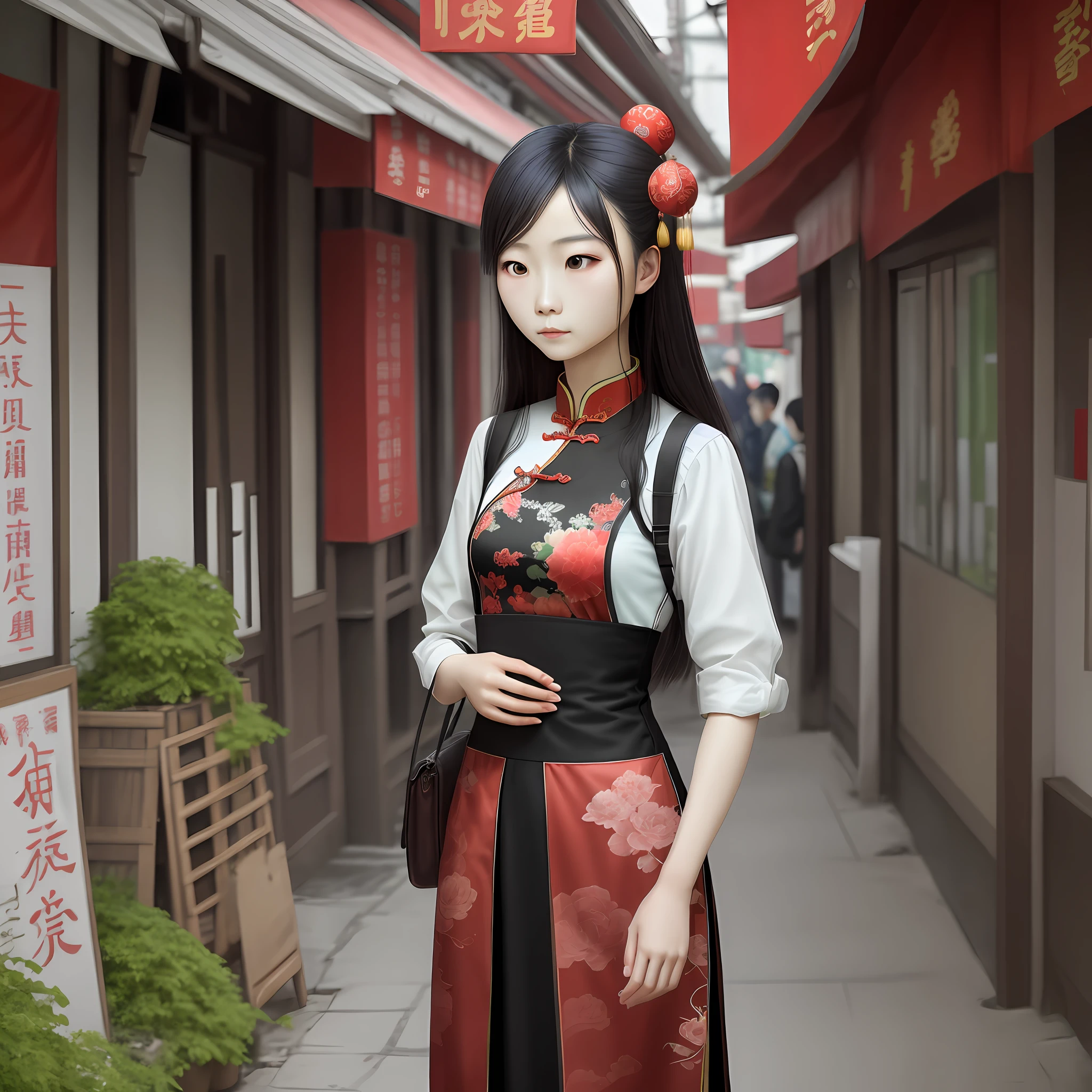 A Chinese girl