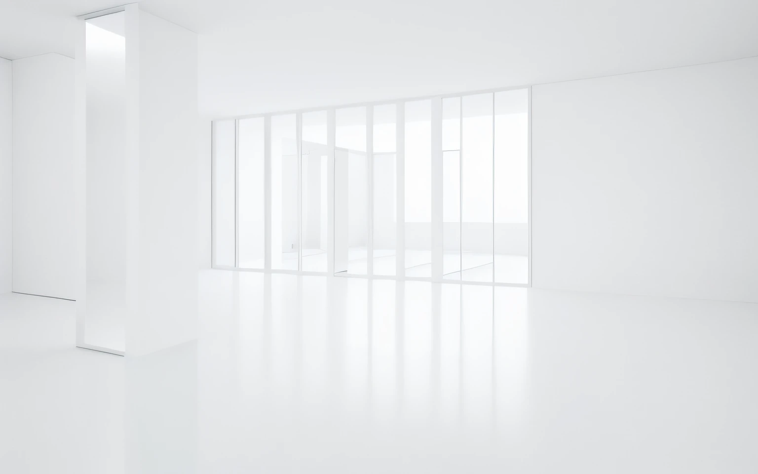 There was a white room，There are a lot of white walls, indoor background, inside white room, all white render, White Room, white studio background, Empty white room, clean white lab background, white ambient background, in a white room, White Gallery, white minimalist architecture, ambient occlusion render, White background, Wrap around the white space