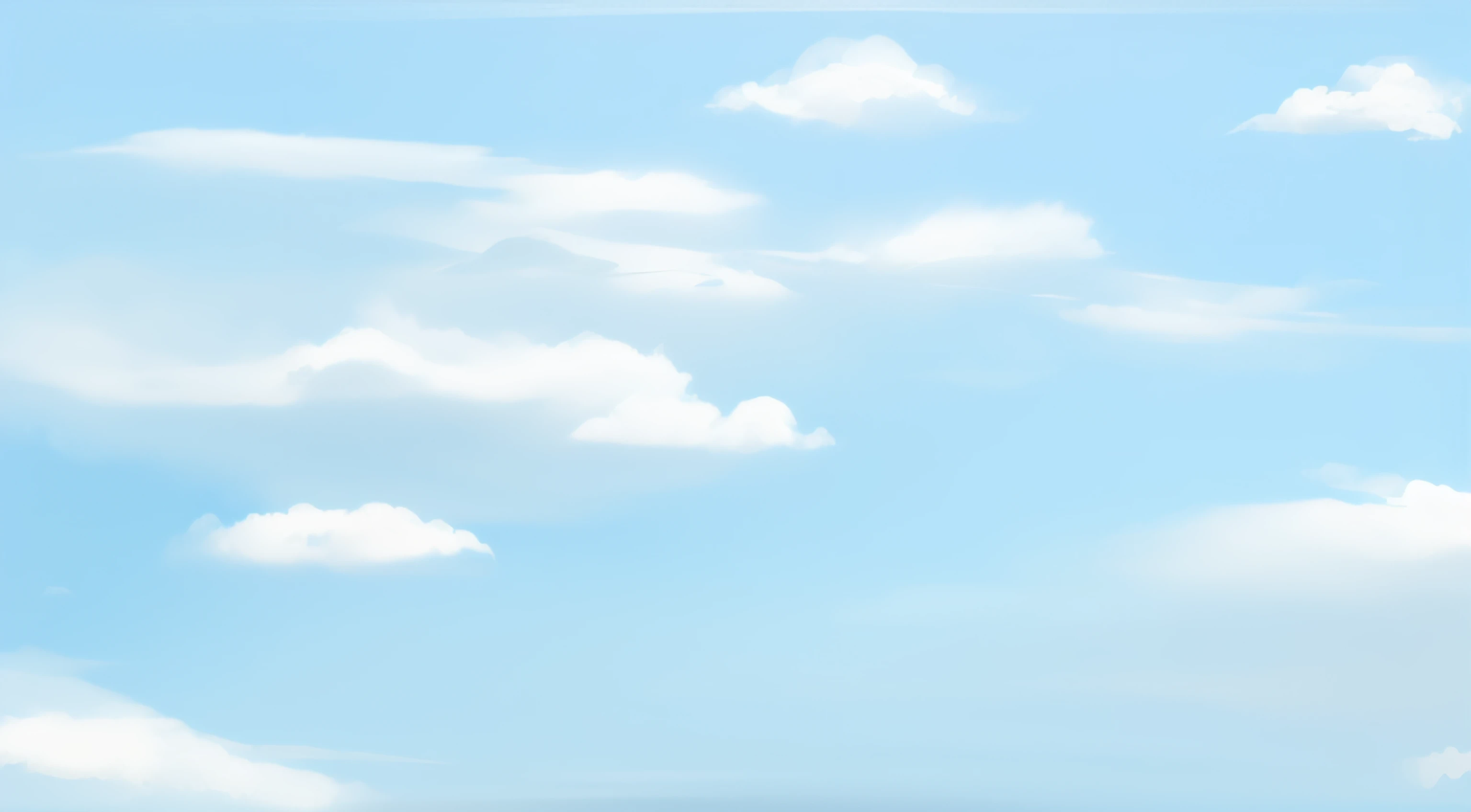 with blue sky and white clouds